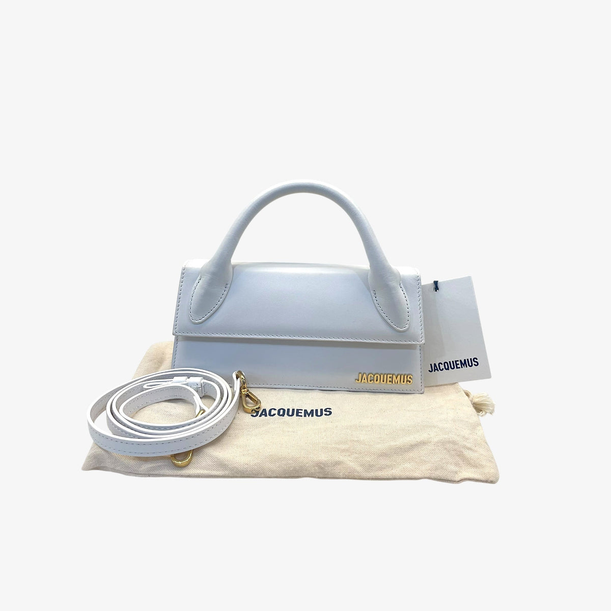 Jacquemus White Le Chiquito Long Handbag