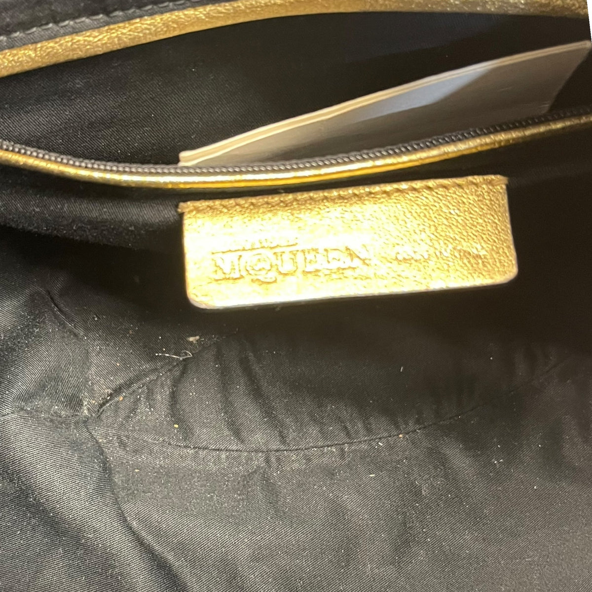 Alexander McQueen foldover Soft Clutch