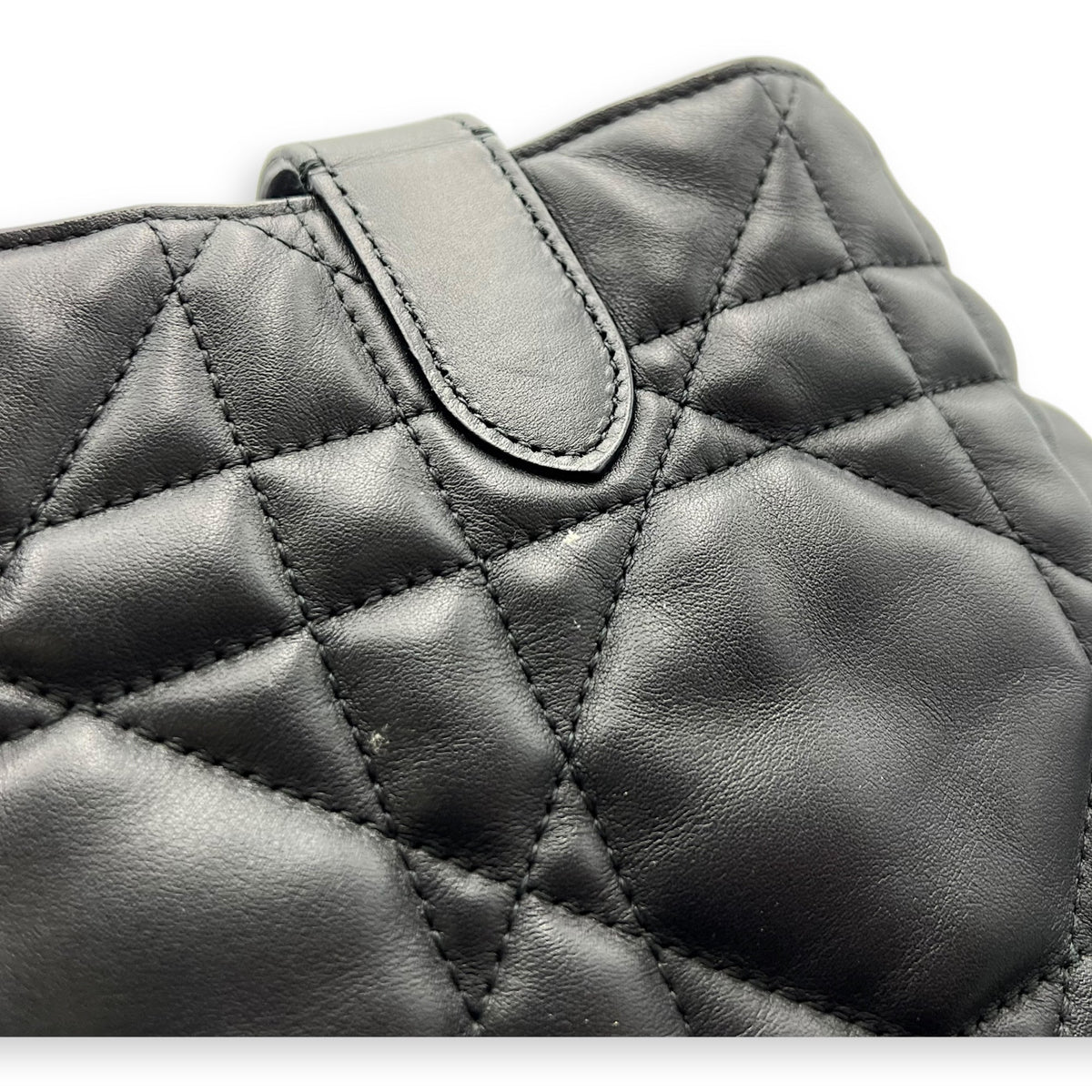 Toujours Top Handle Bag Large Black in Lambskin, Gold hardware