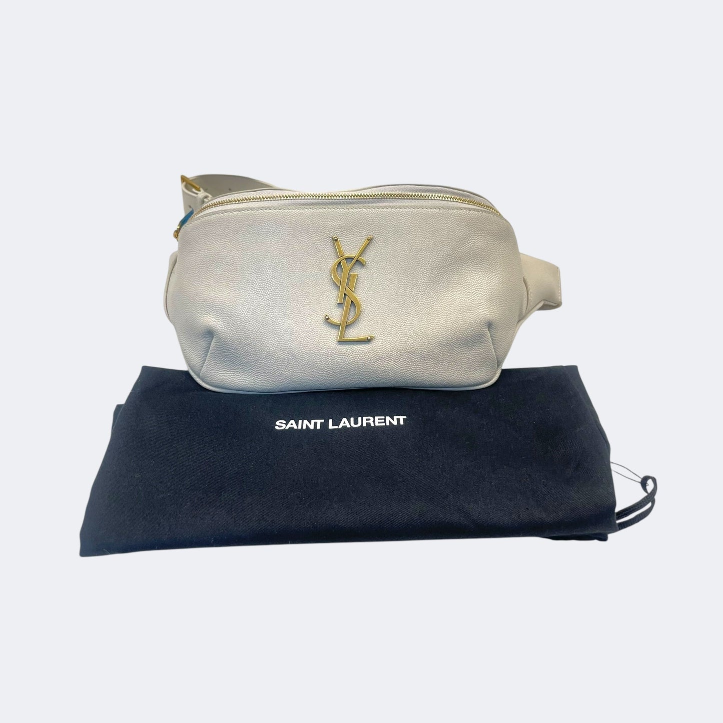 Yves Saint Laurent Classic Monogram Belt Bag Leather