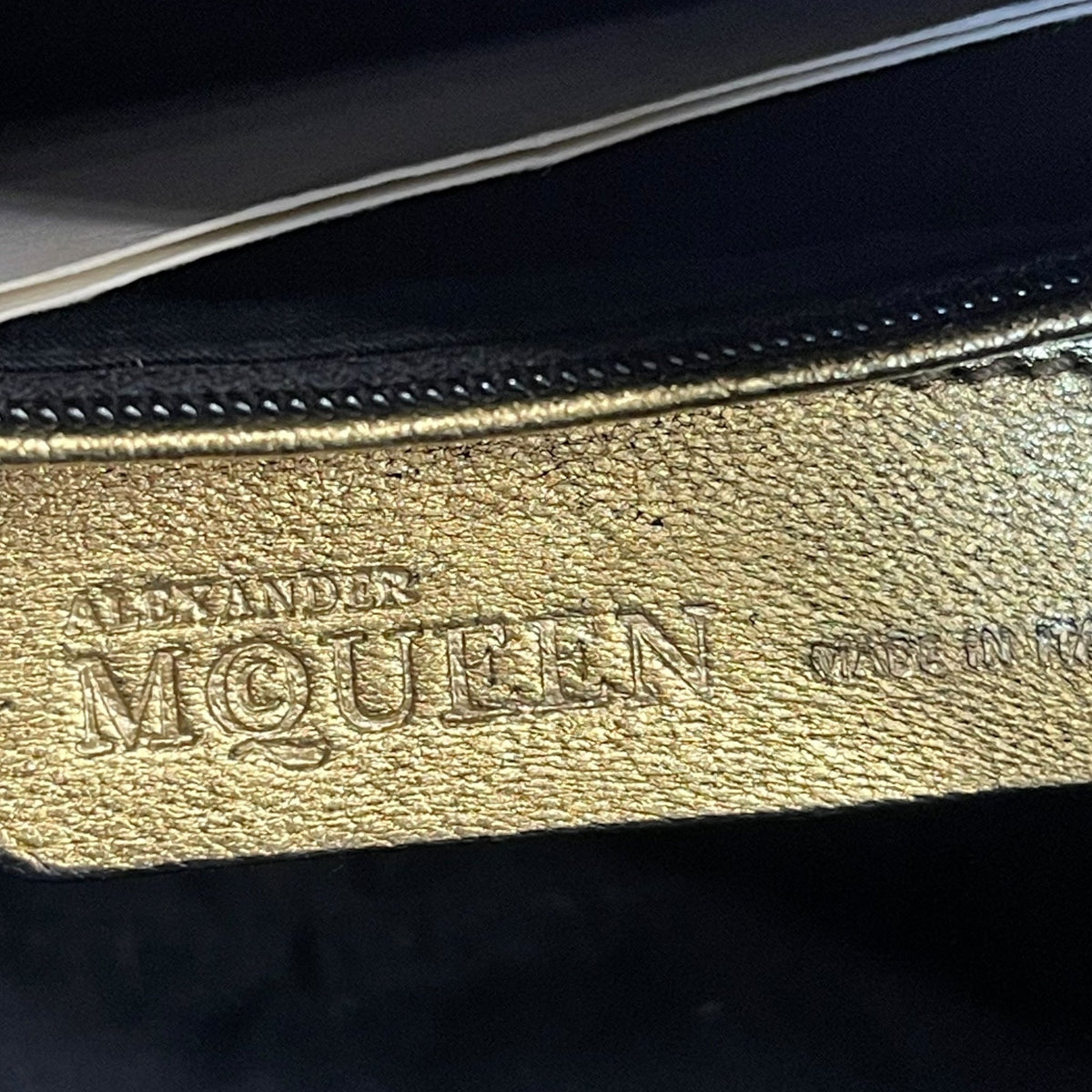 Alexander McQueen foldover Soft Clutch