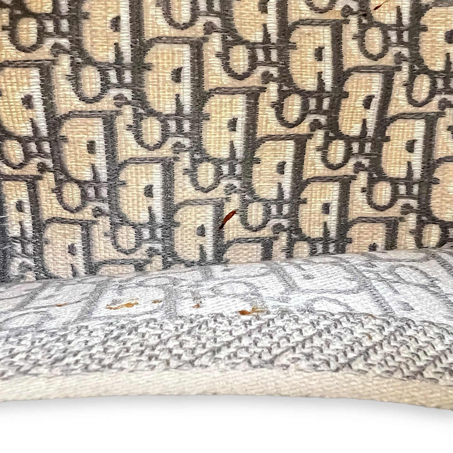 Book Tote Medium Grey Top Handle Bag in Jacquard