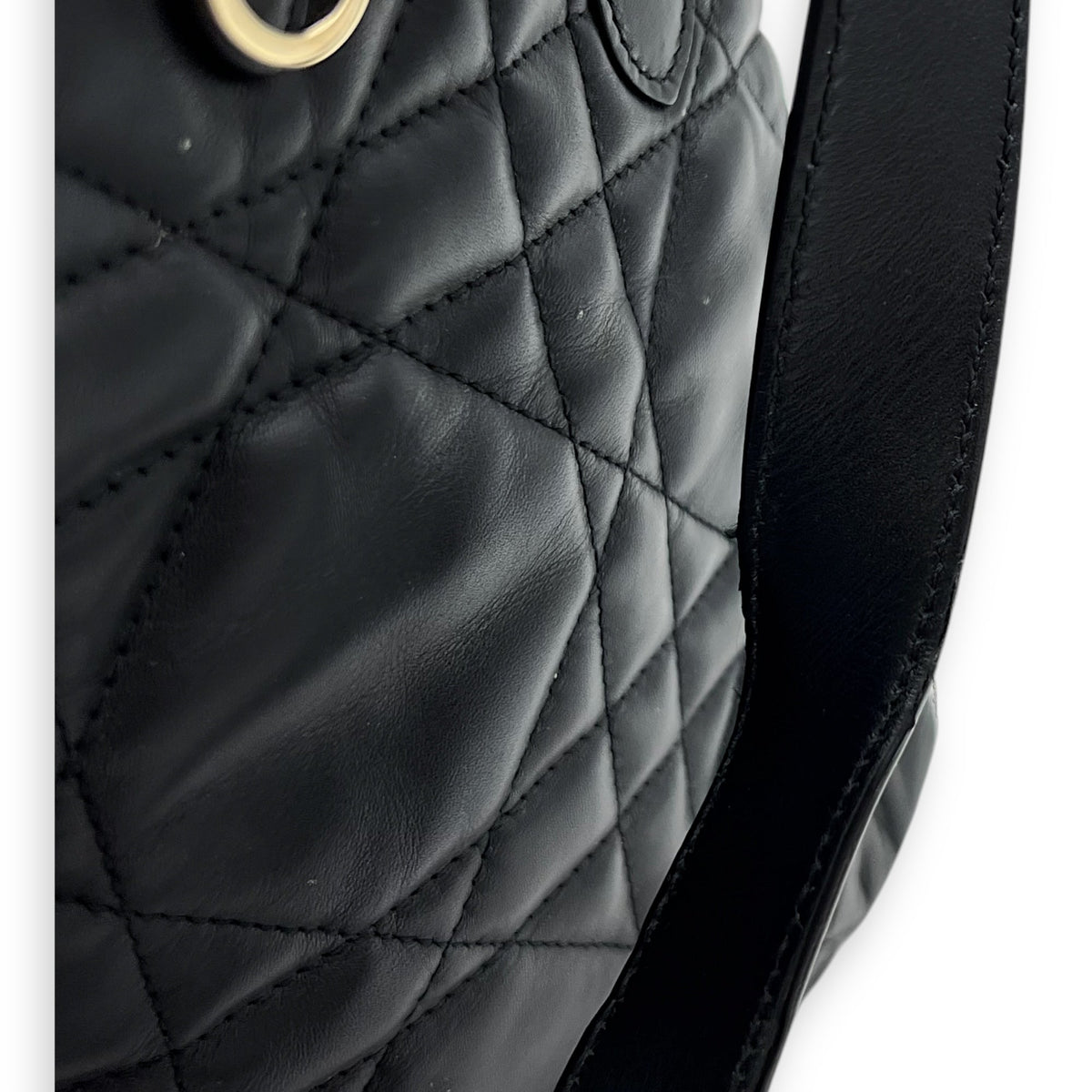 Toujours Top Handle Bag Large Black in Lambskin, Gold hardware