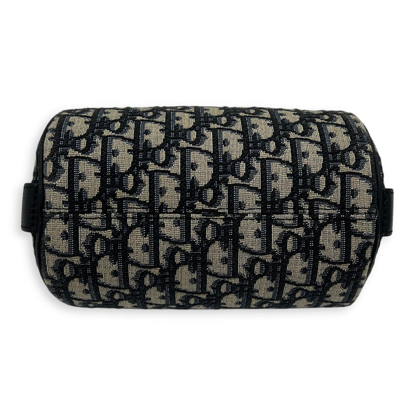 Roller Crossbody Bag Blue in Jacquard, Silver hardware
