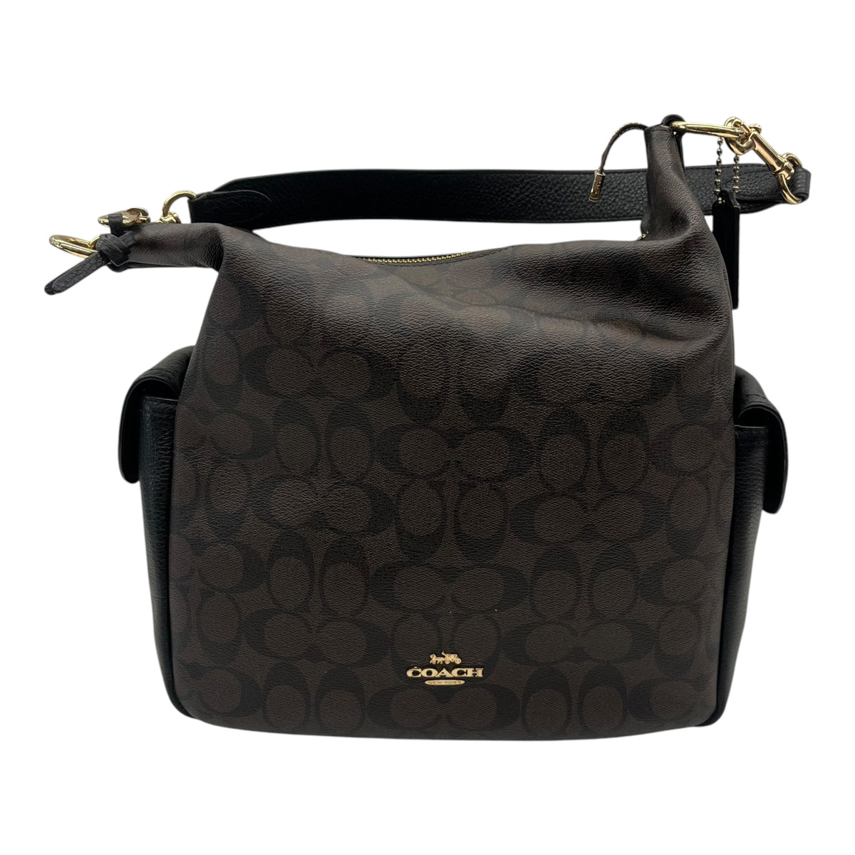 Handbag Designer By Coach In Brown, Size:Medium