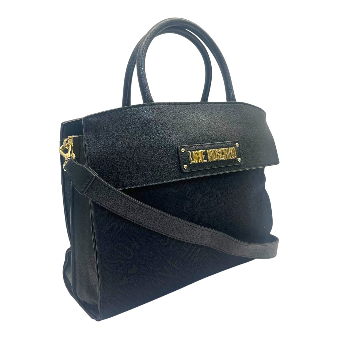 Moschino Small Top Handle Tote Bag