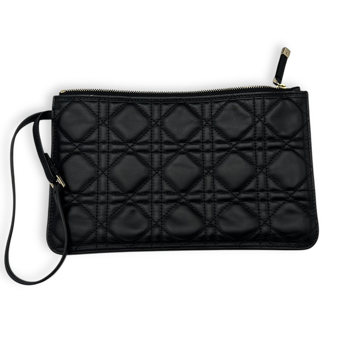 Toujours Top Handle Bag Large Black in Lambskin, Gold hardware