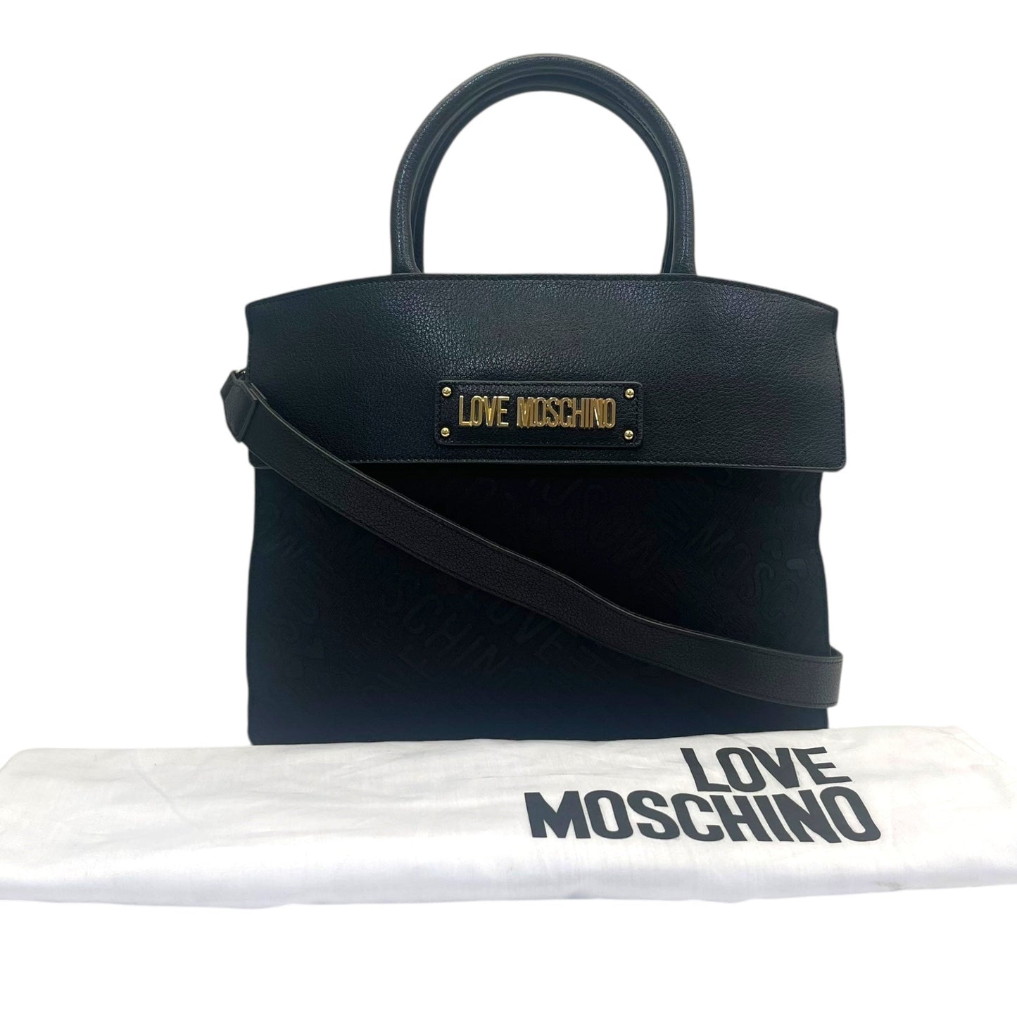 Moschino Small Top Handle Tote Bag