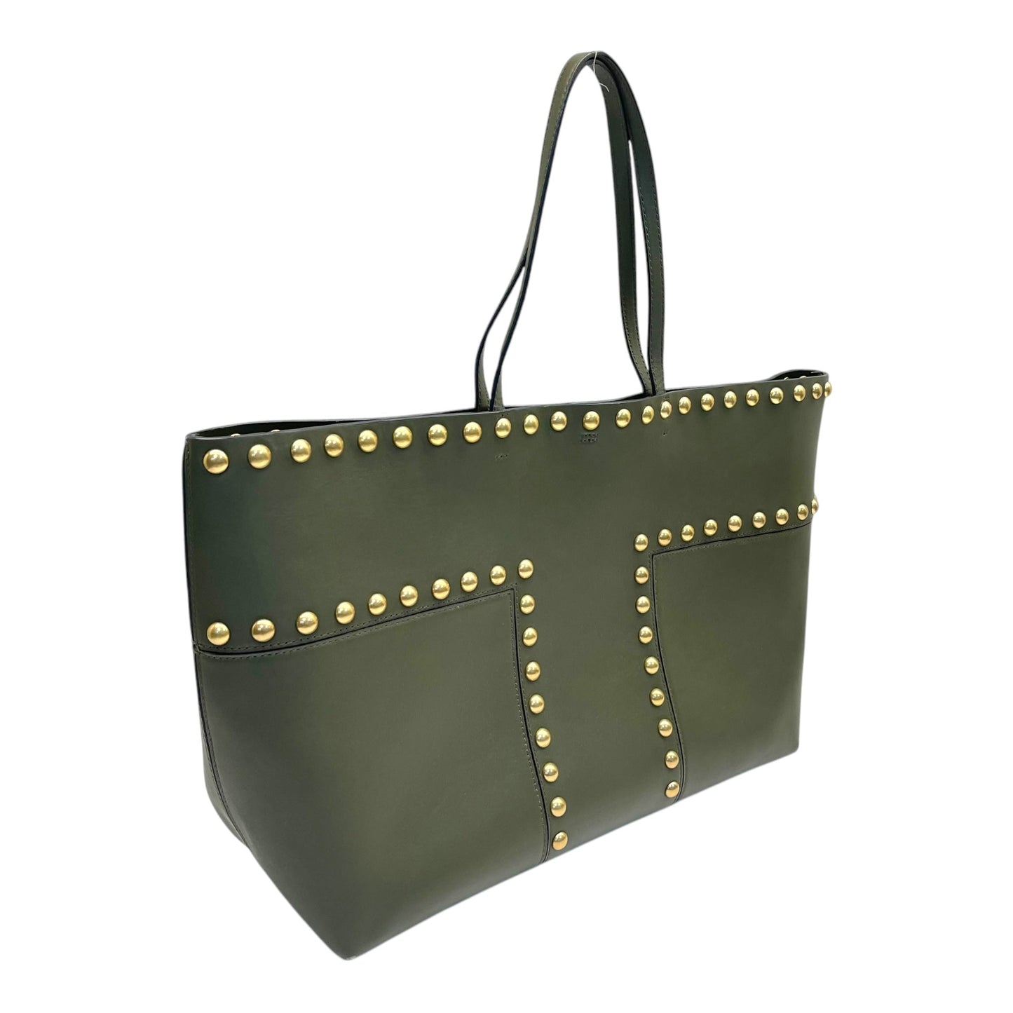 Tory Burch Leather Block-T Stud Tote