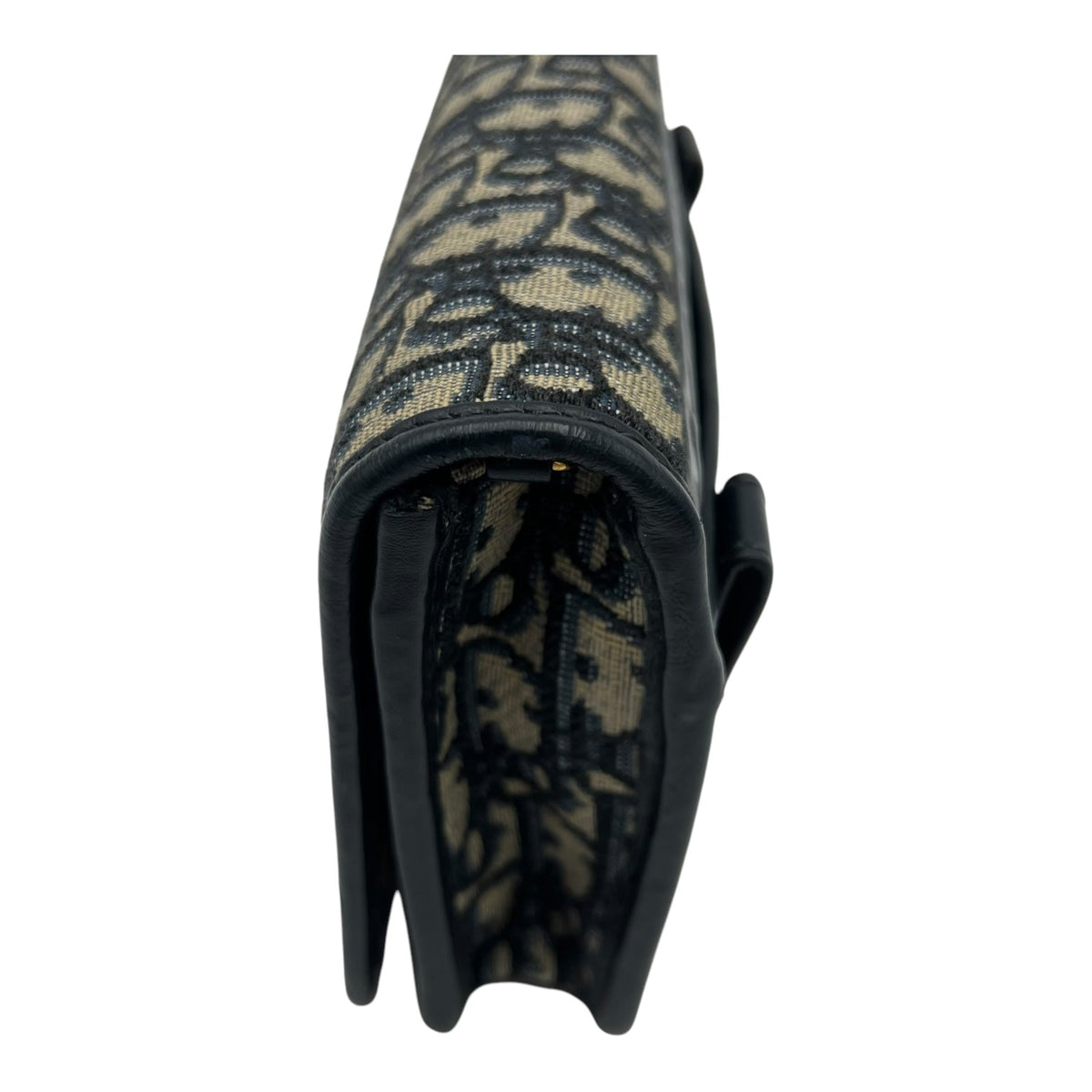 30 Montaigne Blue 2 in 1 Chain Pouch in Jacquard, Gold hardware