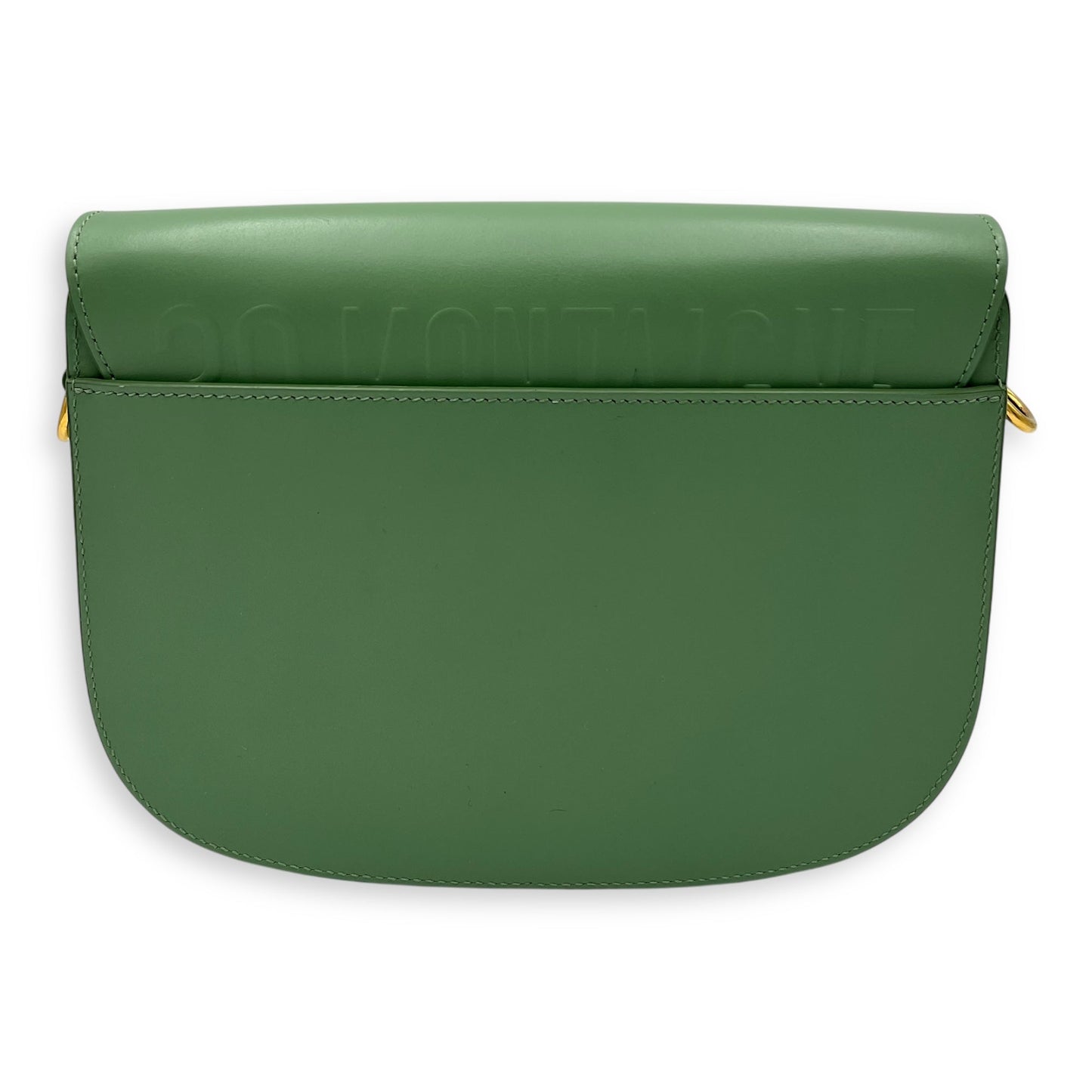 Bobby Crossbody Bag Green in Calfskin, Gold hardware