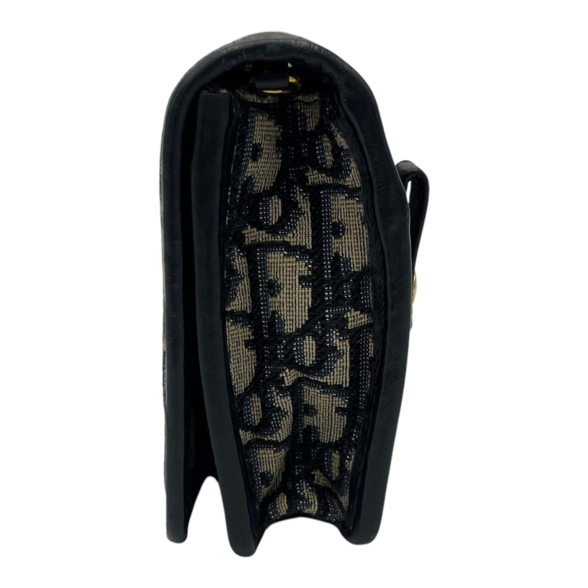 30 Montaigne Blue 2 in 1 Chain Pouch in Jacquard, Gold hardware