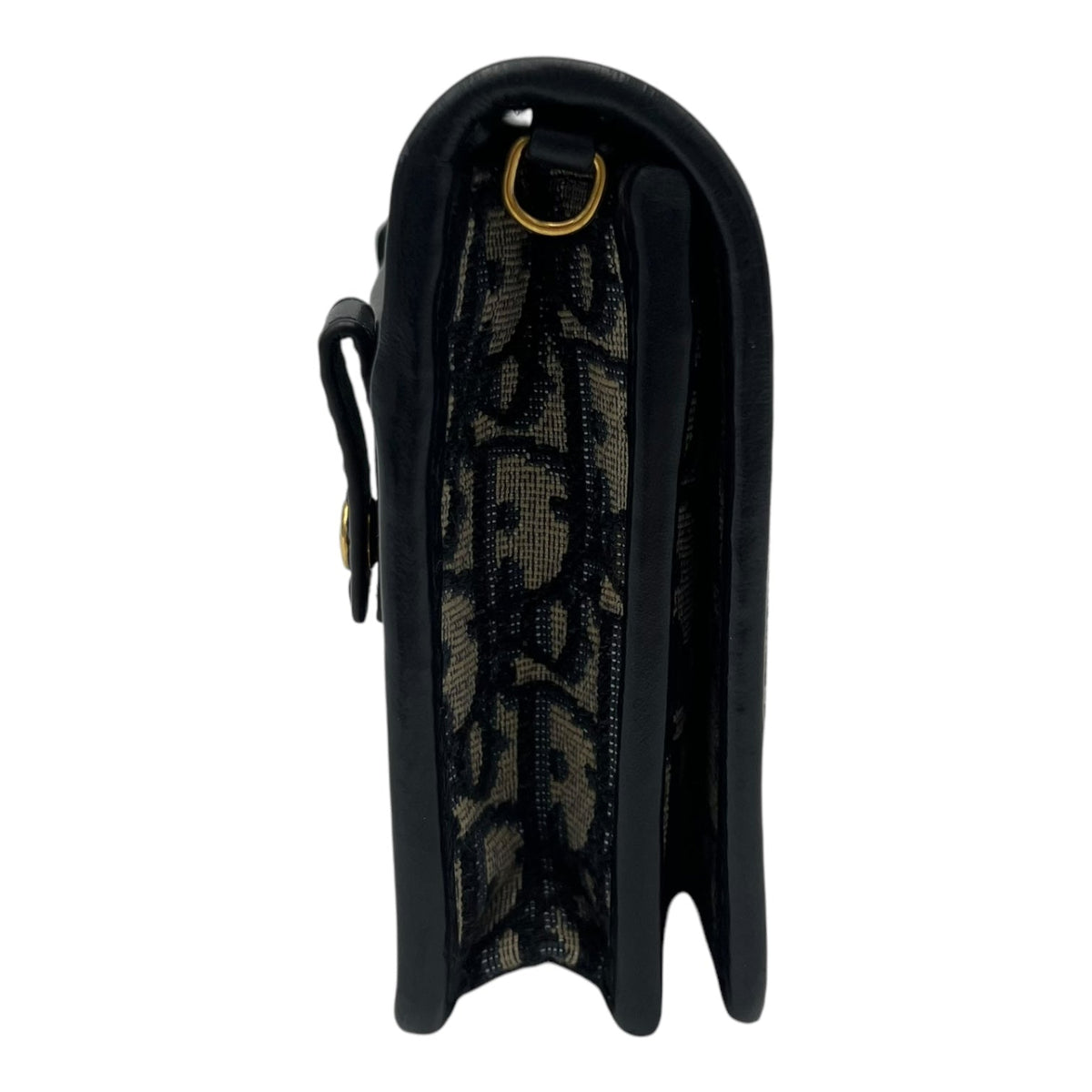 30 Montaigne Blue 2 in 1 Chain Pouch in Jacquard, Gold hardware