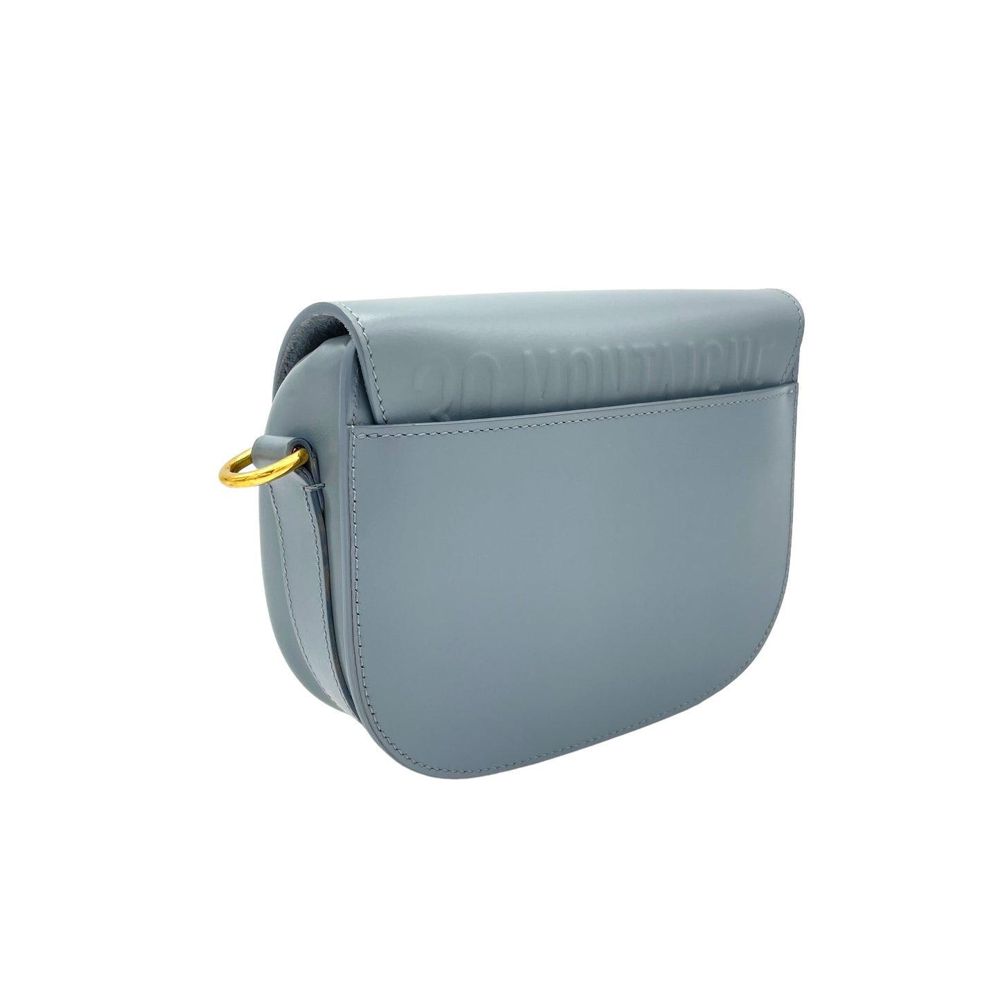 Bobby Blue Crossbody Bag in Calfskin, Gold hardware