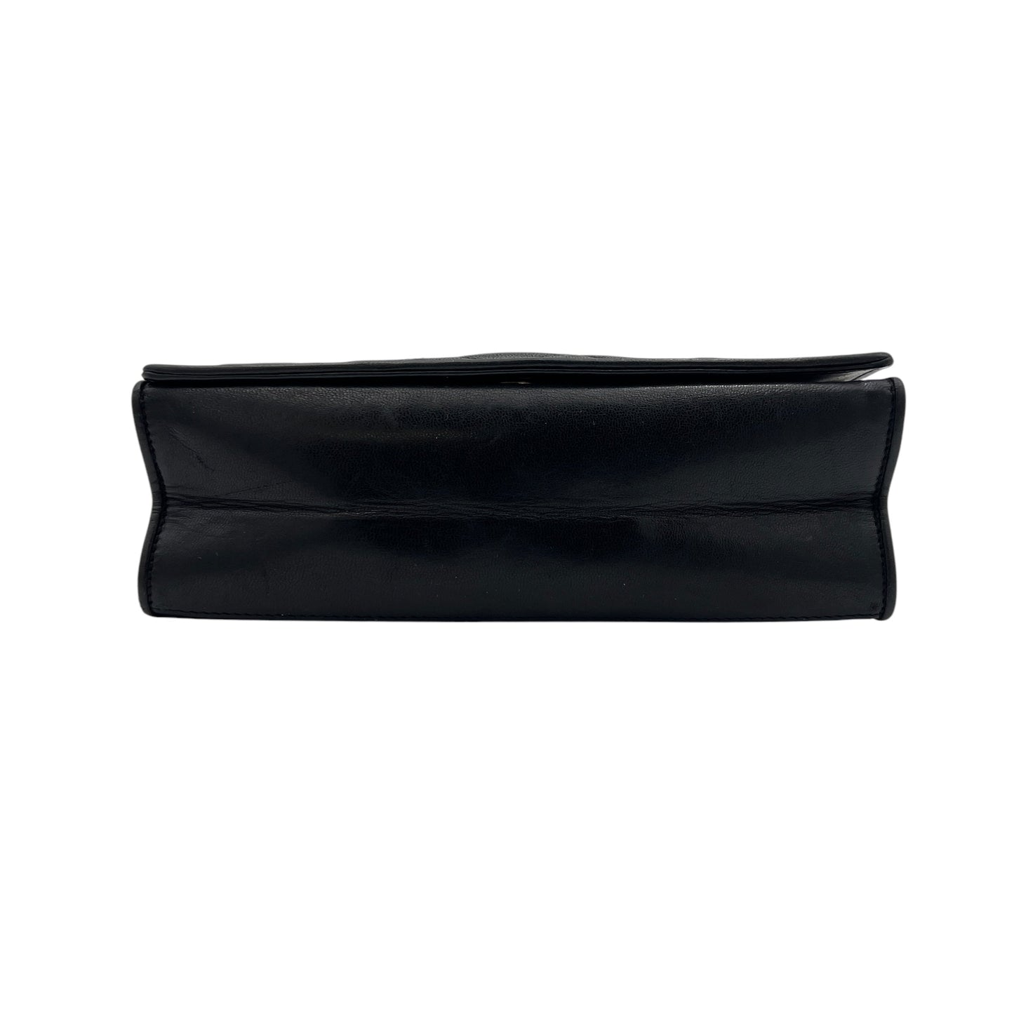 Vintage Shoulder Bag Black in Lambskin, Gold hardware
