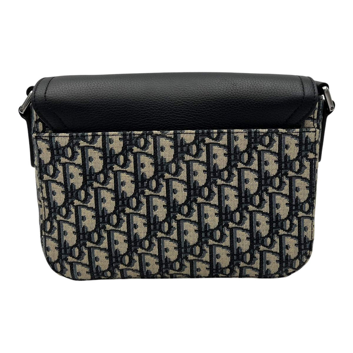 Saddle Brown Messenger in Jacquard, Silver hardware