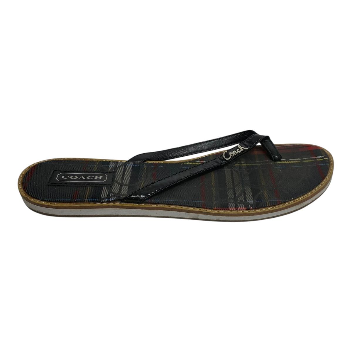 Sandals Designer By Coach In Black, Size:8