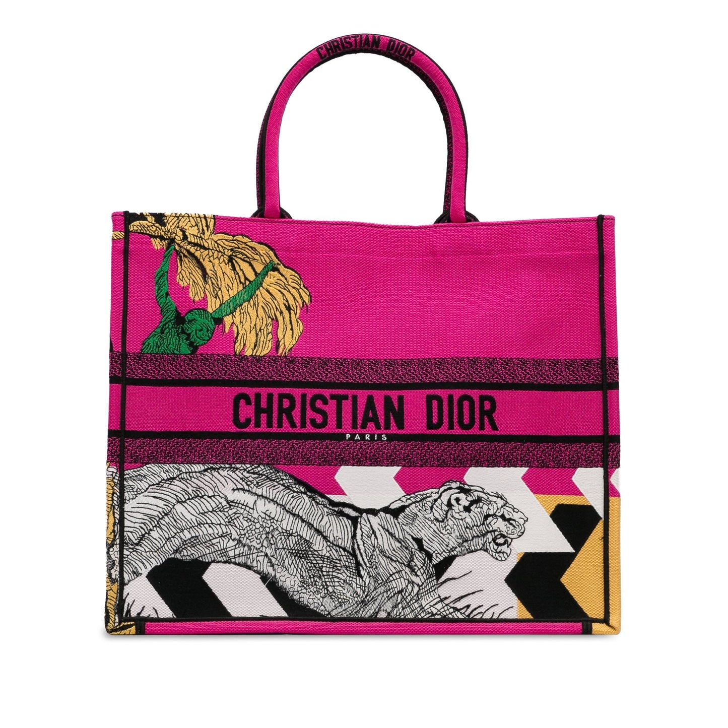 Dior Large Jungle Pop Book Tote Pink