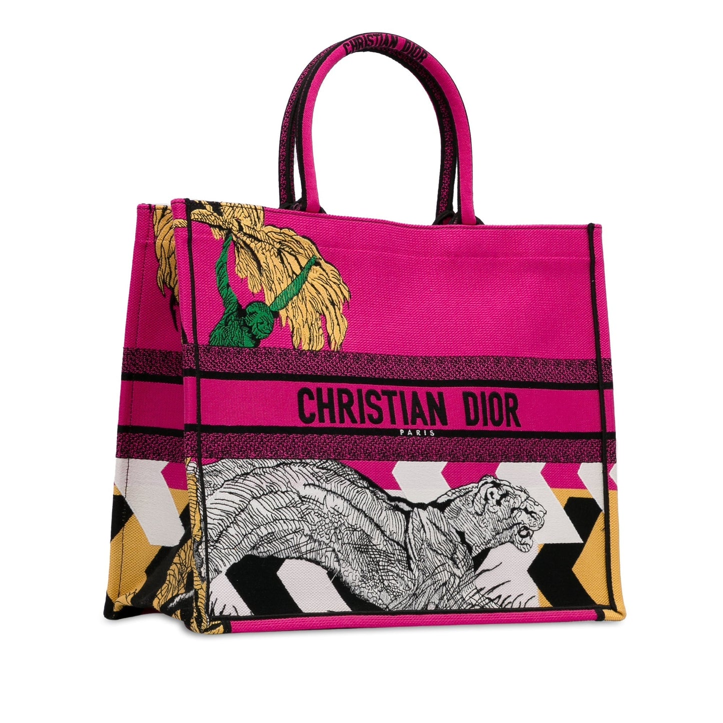 Dior Large Jungle Pop Book Tote Pink