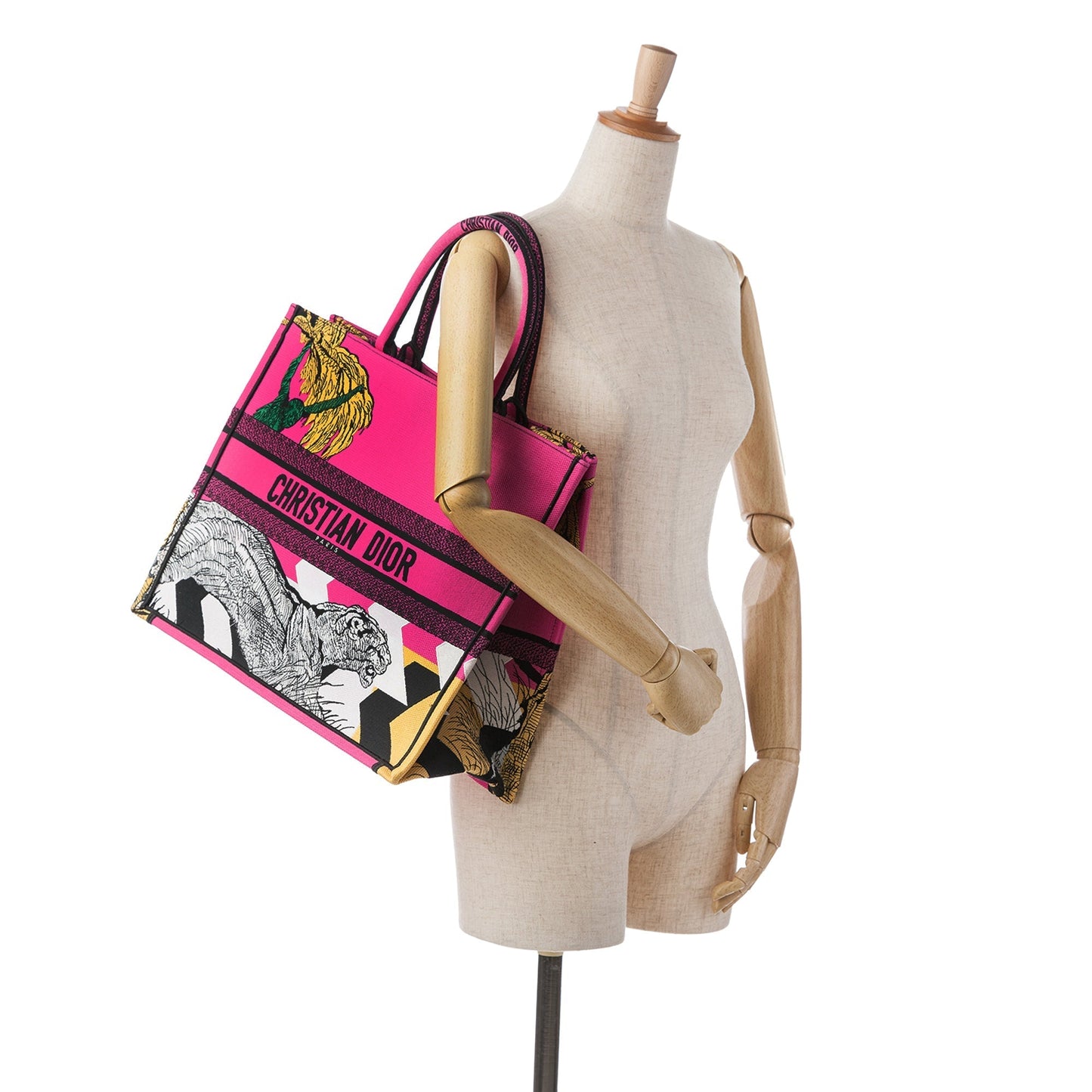 Dior Large Jungle Pop Book Tote Pink