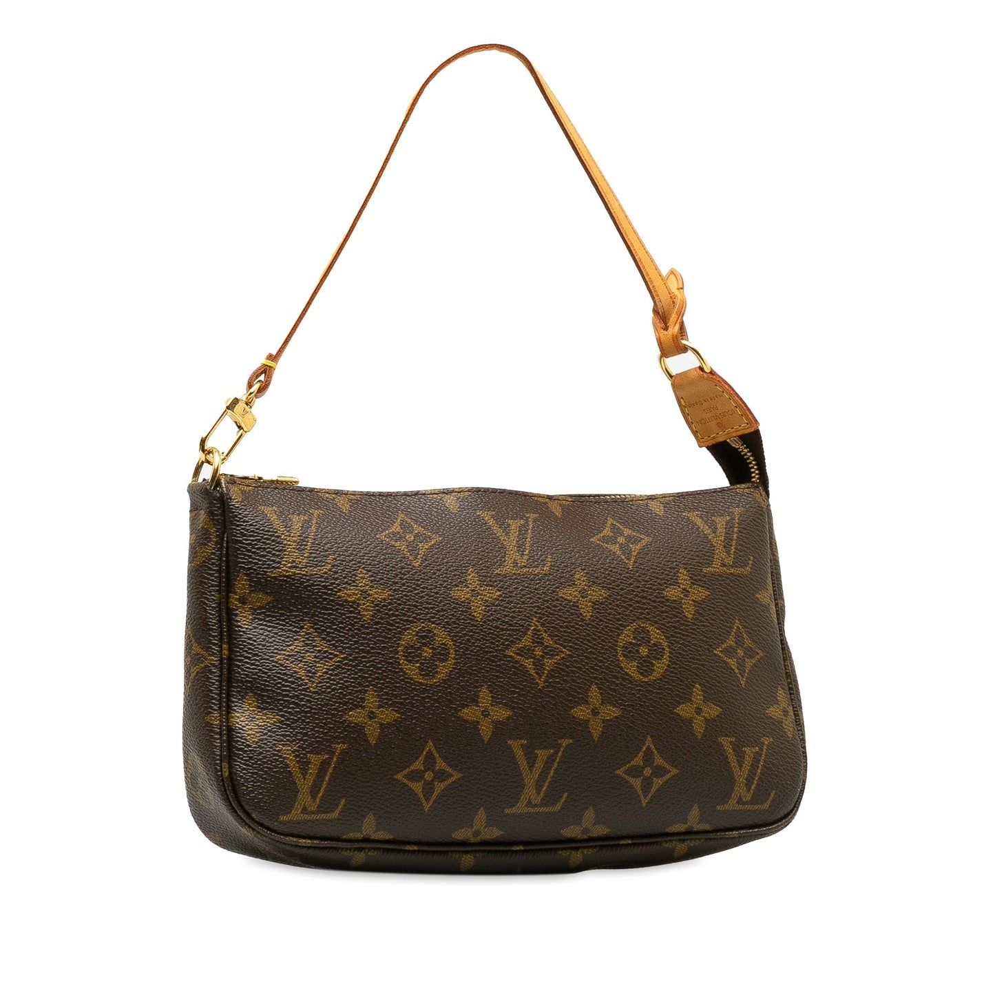 LOUIS VUITTON Monogram Pochette Accessoires Brown