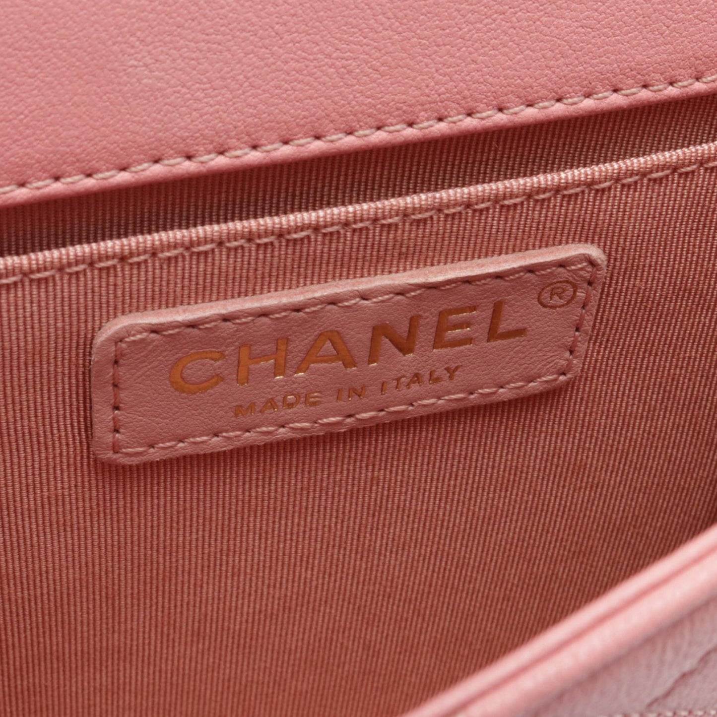 Pink Chanel Small Lambskin Chic Pearls Flap Crossbody Bag