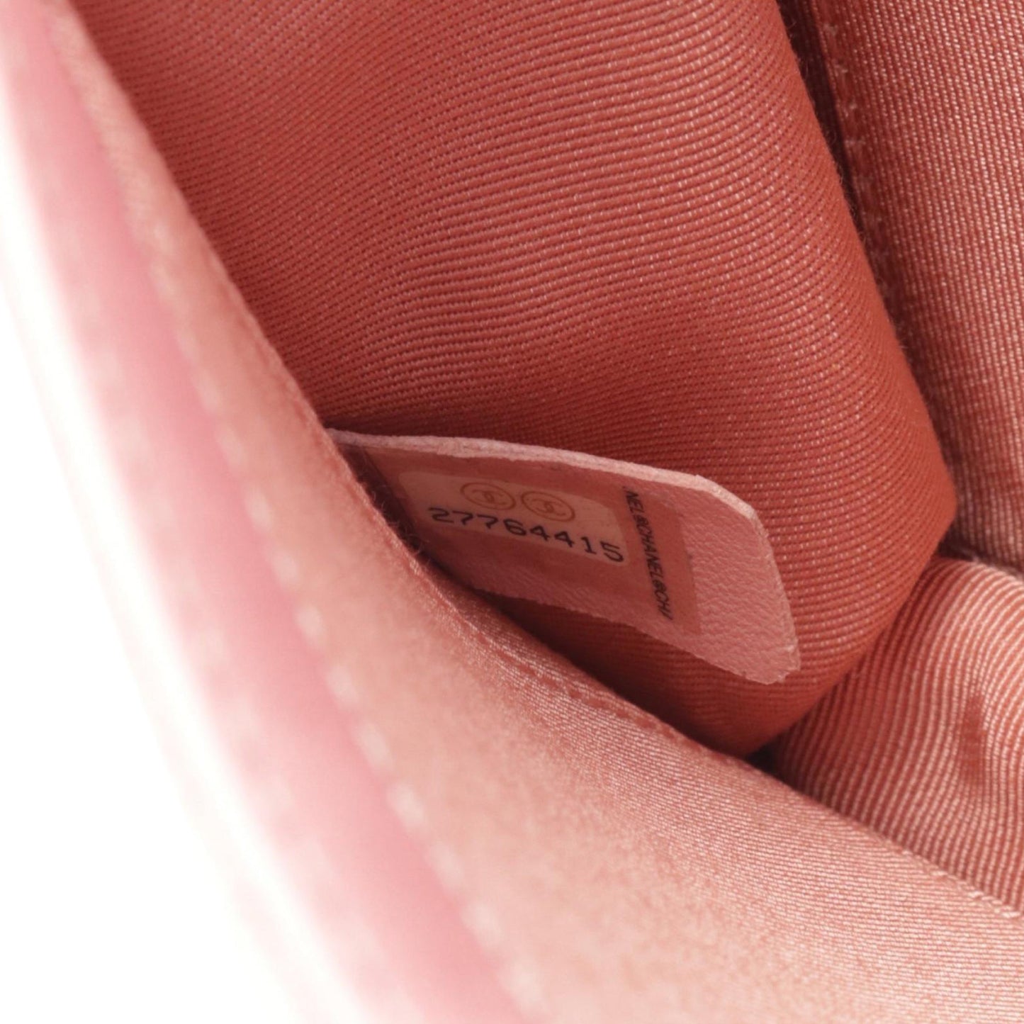 Pink Chanel Small Lambskin Chic Pearls Flap Crossbody Bag