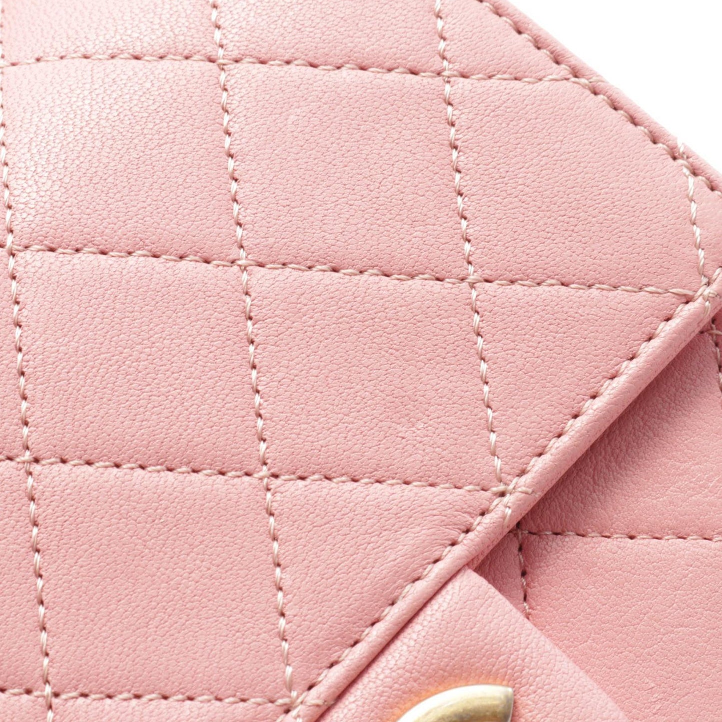 Pink Chanel Small Lambskin Chic Pearls Flap Crossbody Bag