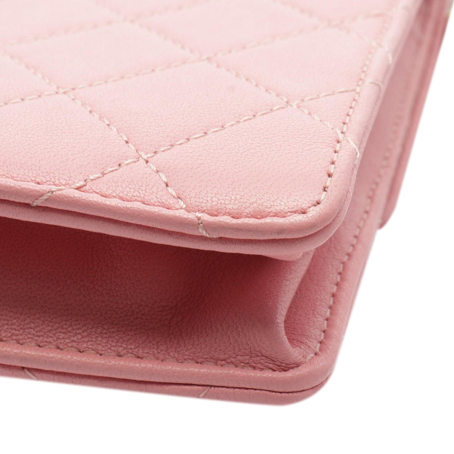 Pink Chanel Small Lambskin Chic Pearls Flap Crossbody Bag