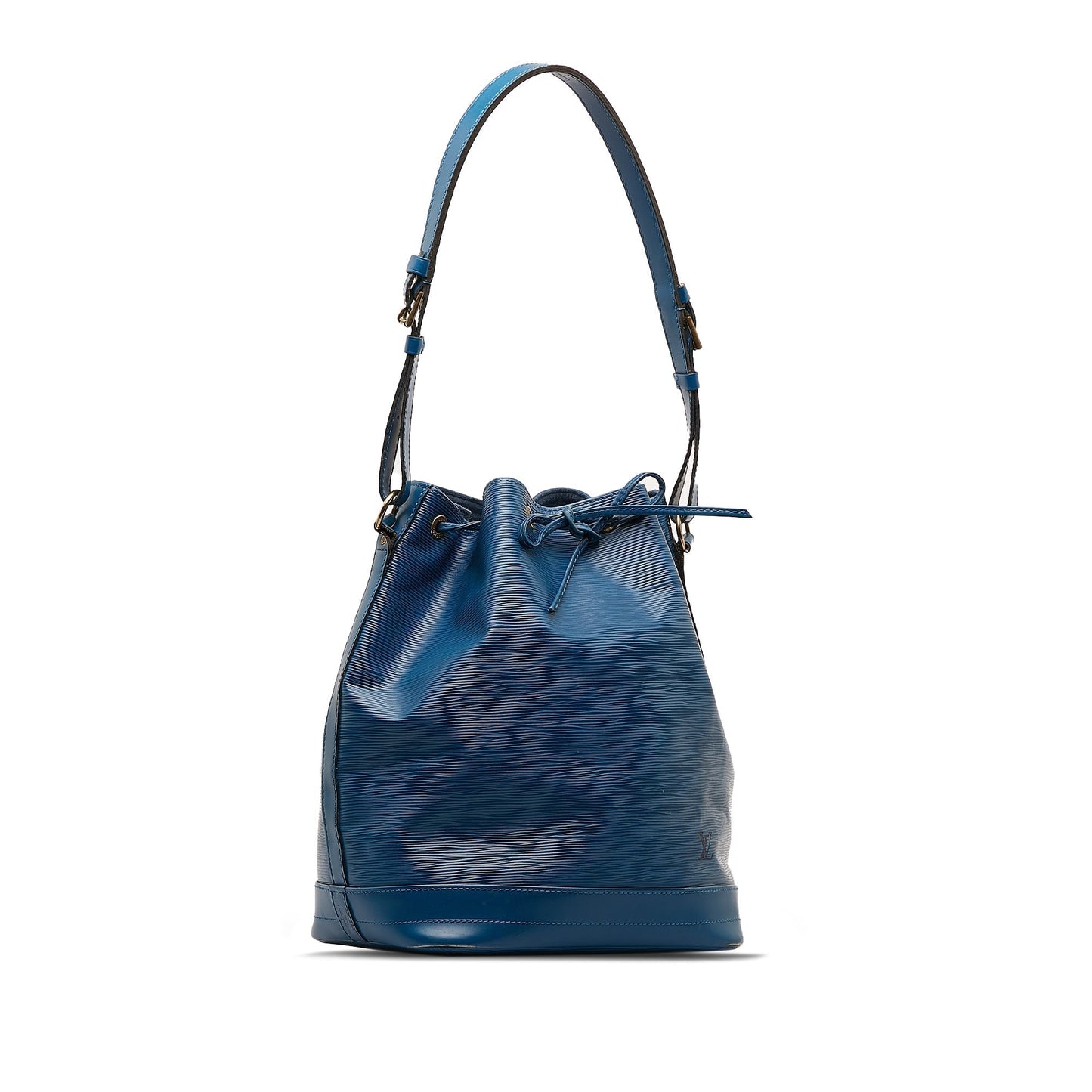 Blue Louis Vuitton Epi Noe GM Bucket Bag