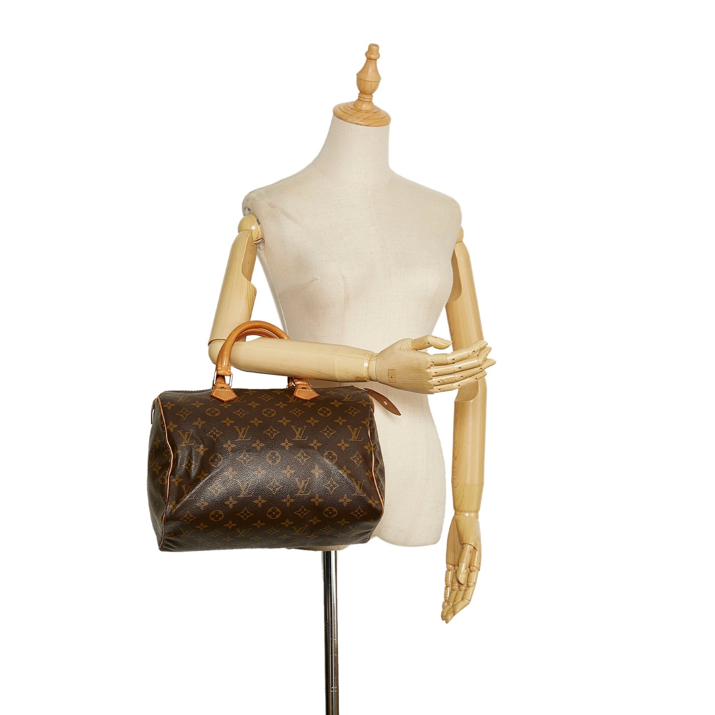 Louis Vuitton Monogram Speedy 30 Boston Bag