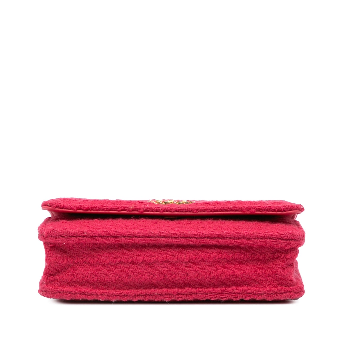 Pink Chanel Tweed 19 Wallet On Chain Satchel