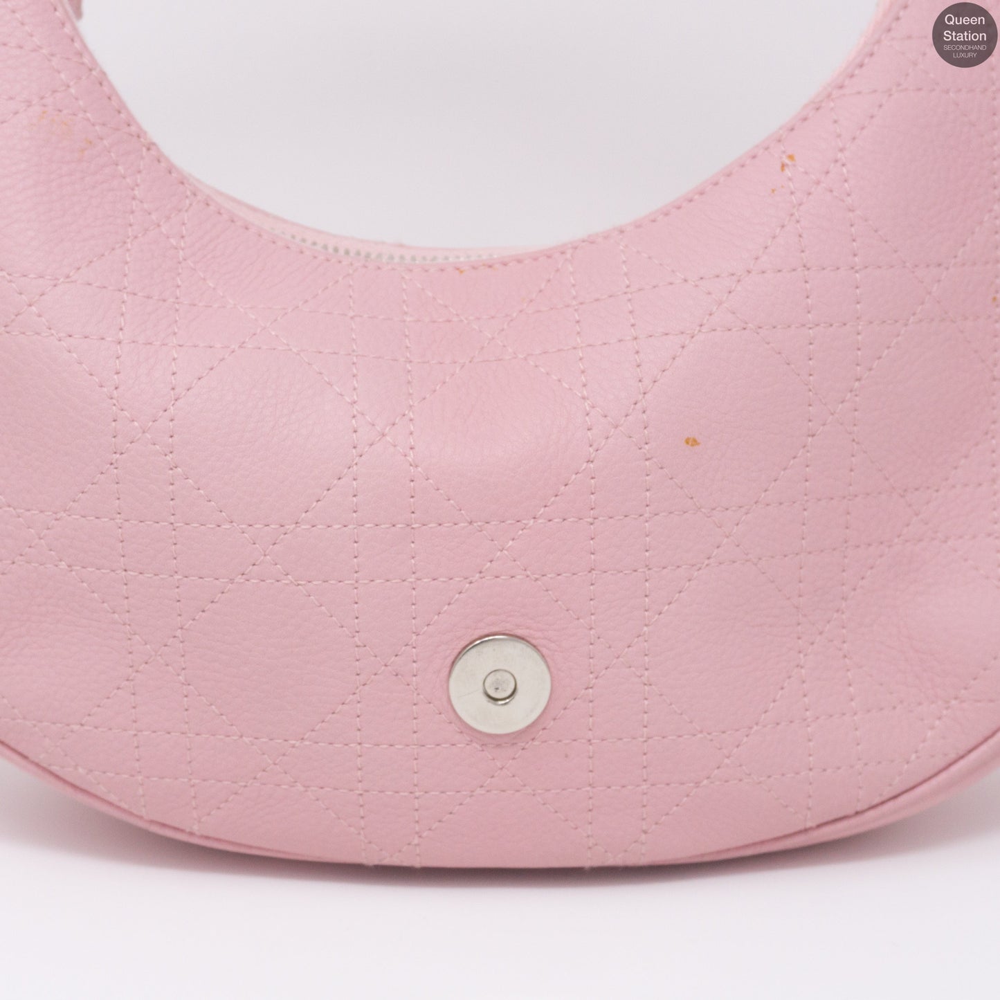 Pink Leather Shoulder Bag