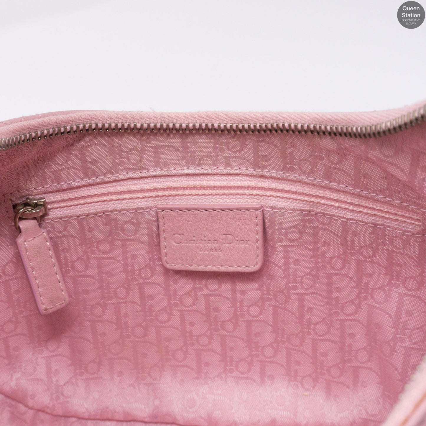 Pink Leather Shoulder Bag