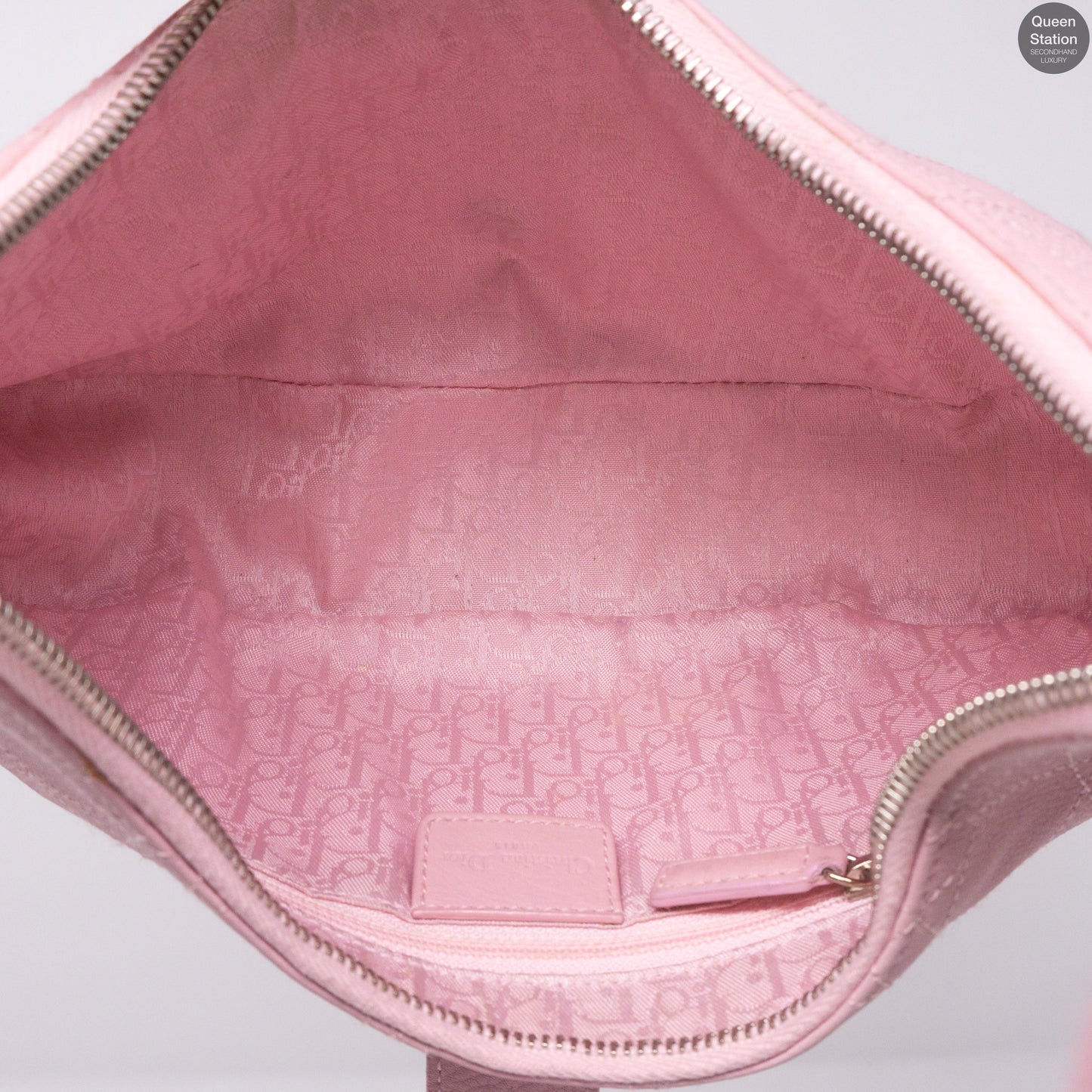 Pink Leather Shoulder Bag