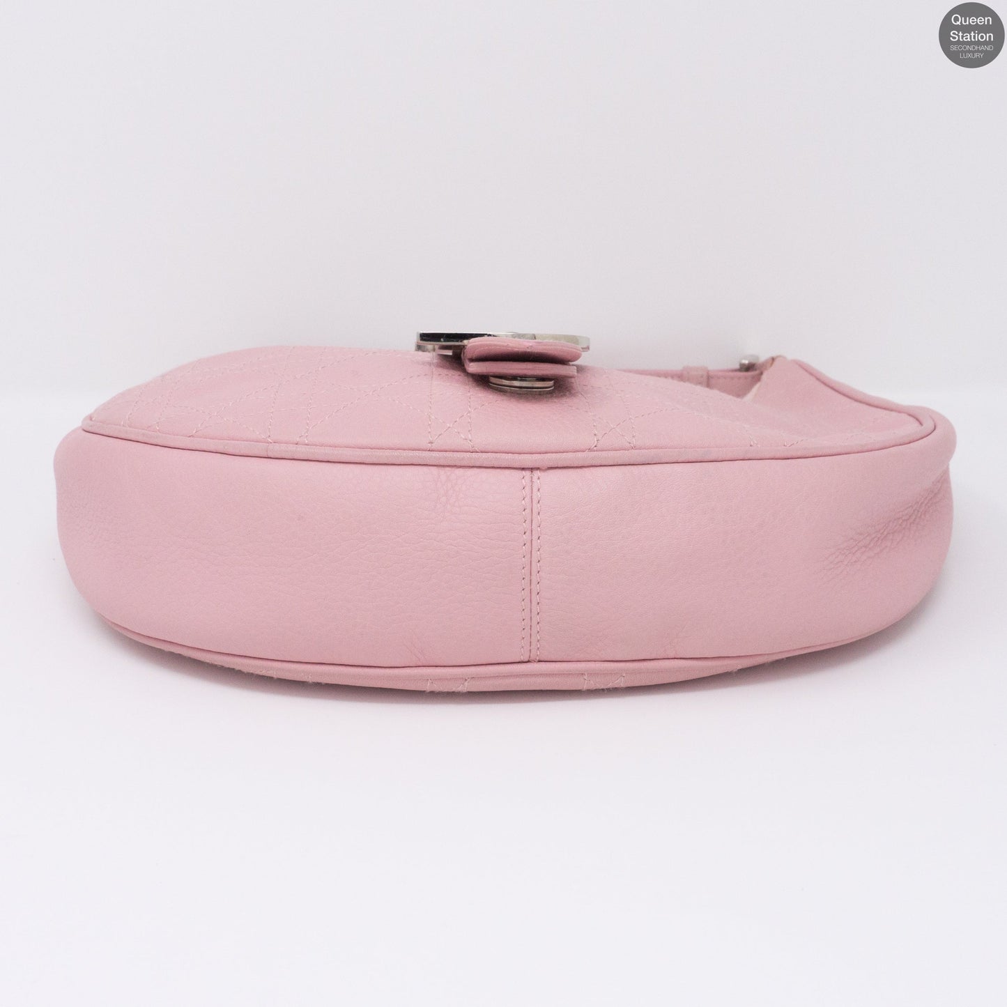 Pink Leather Shoulder Bag