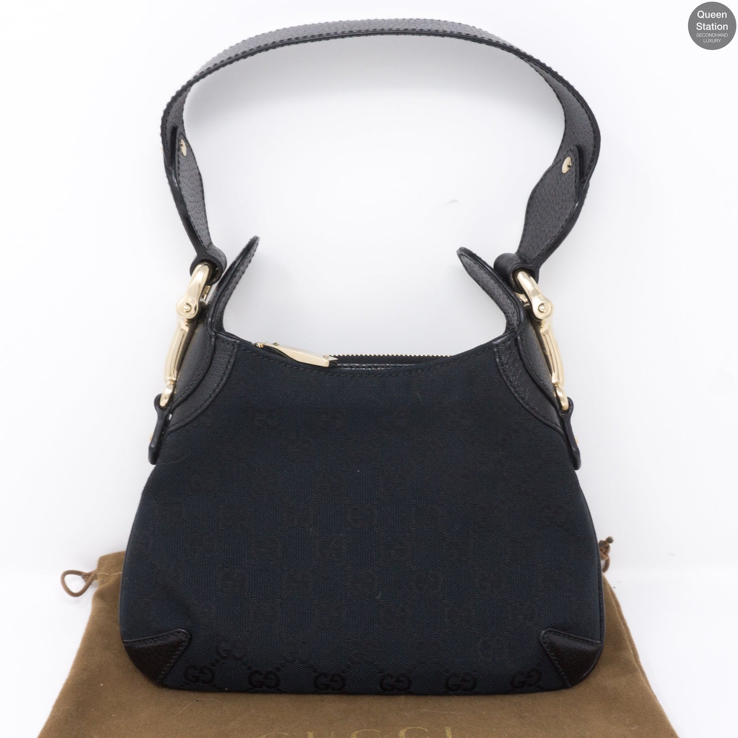 Guccissima GG Canvas Mini Horsebit Shoulder Bag