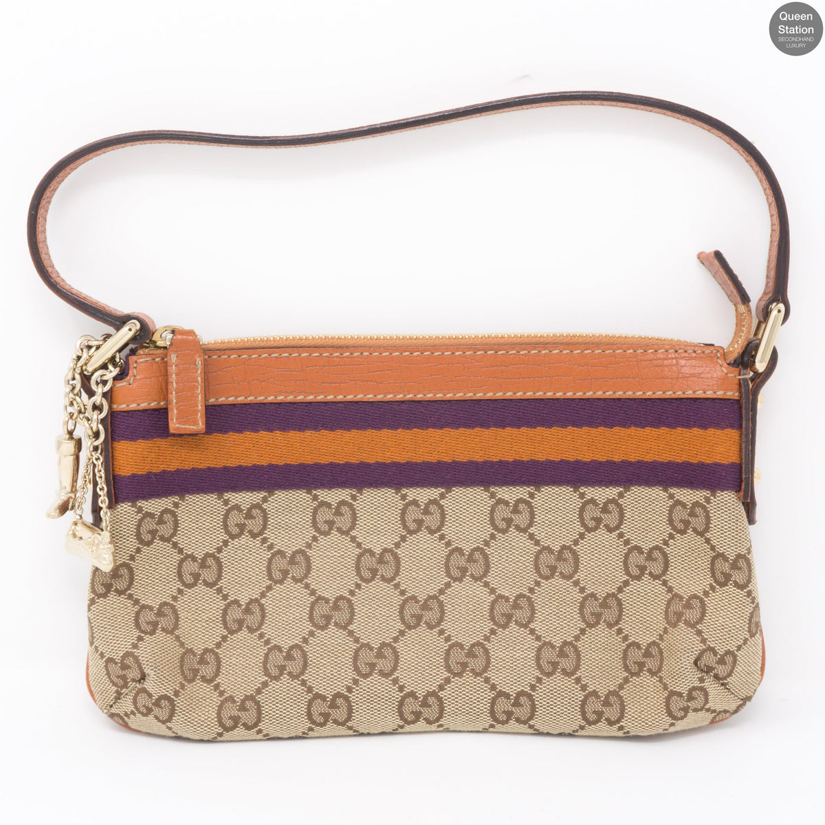 GG Monogram Canvas Charms Pochette
