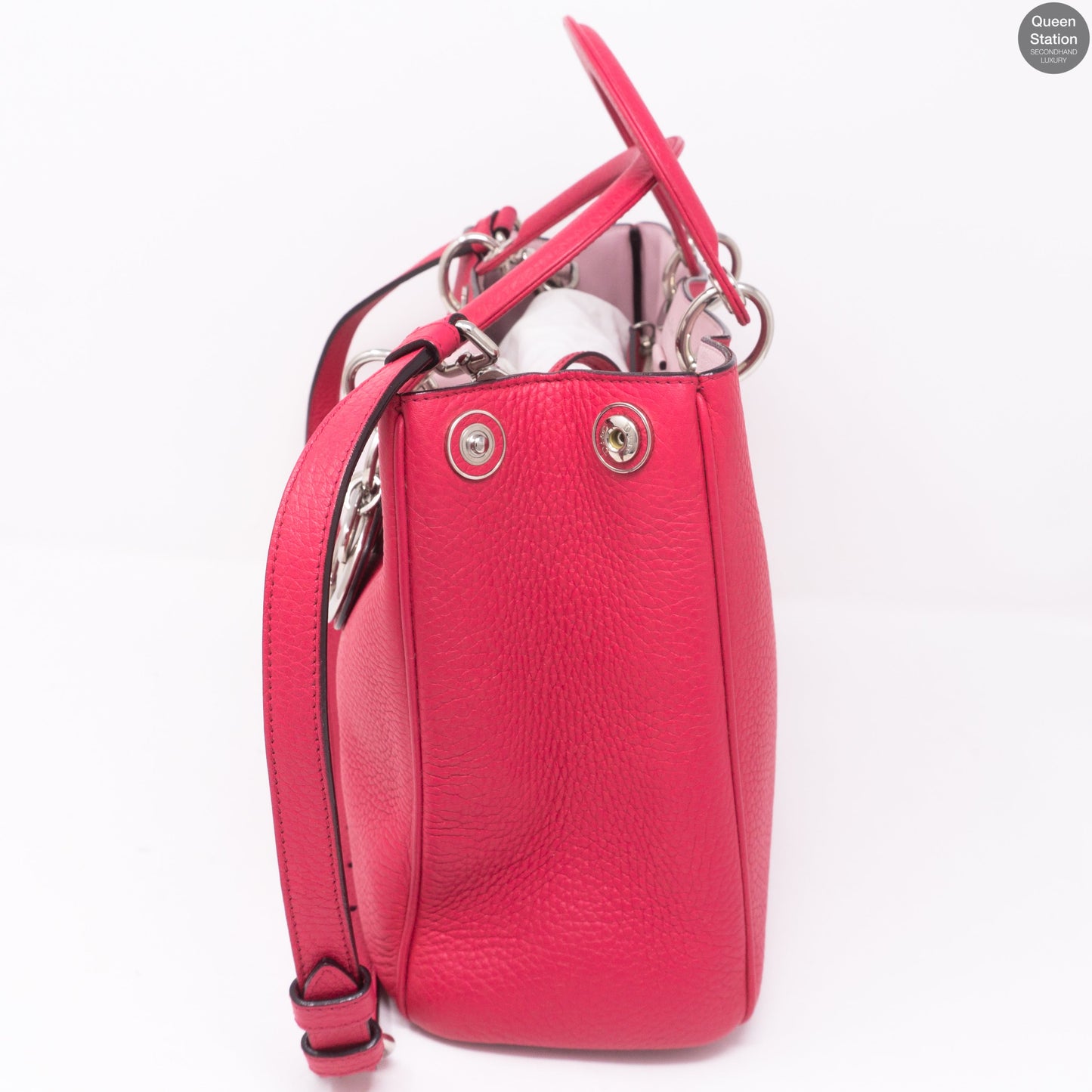 Diorissimo Medium Fuchsia Leather