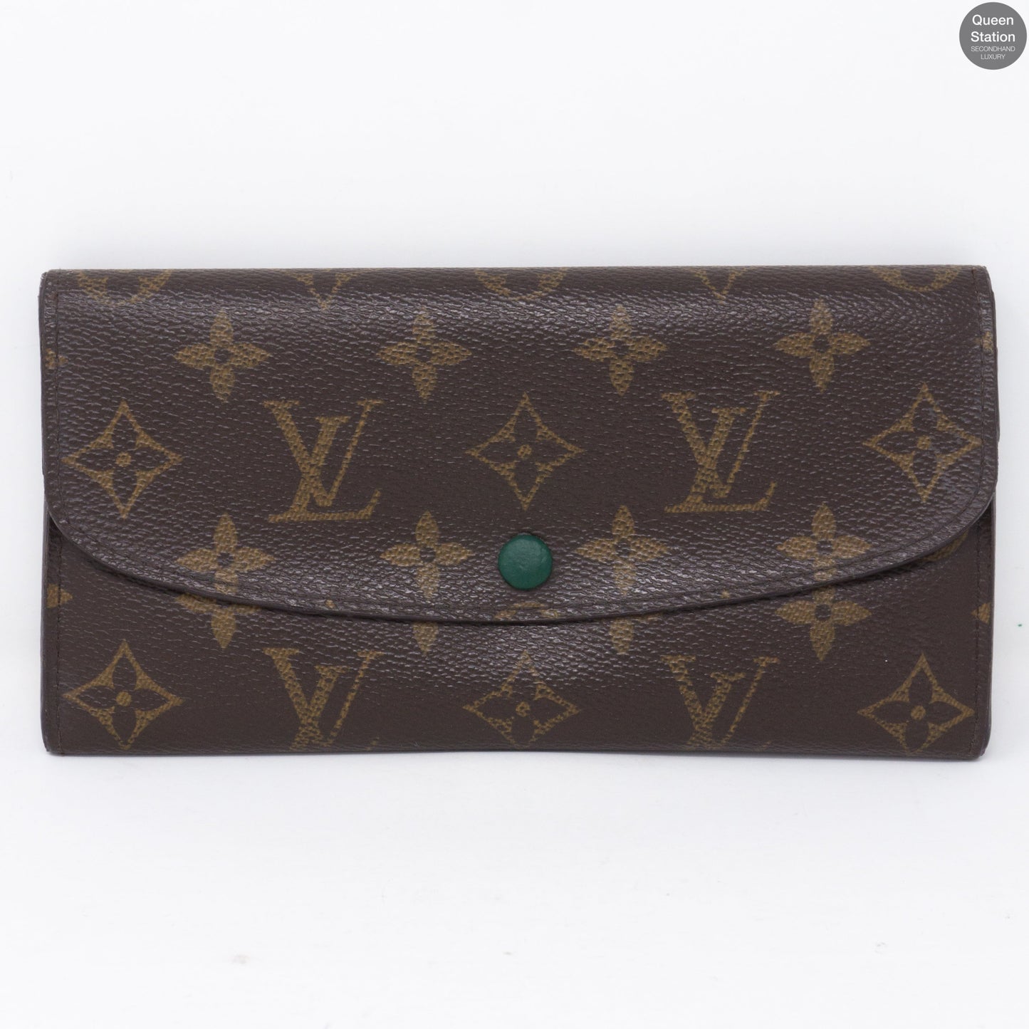 Emilie Monogram Green Wallet