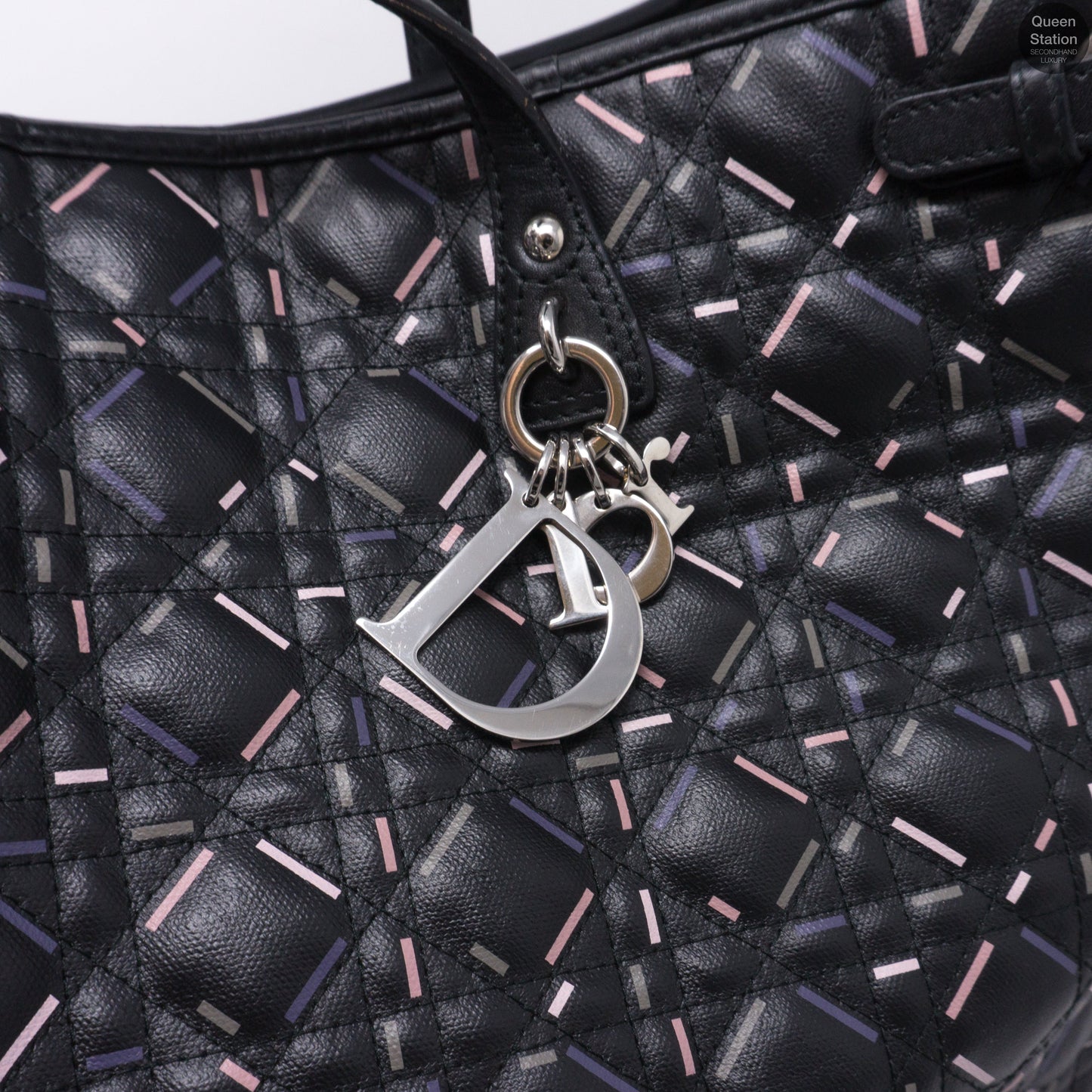 Large Panarea Tote Black Leather