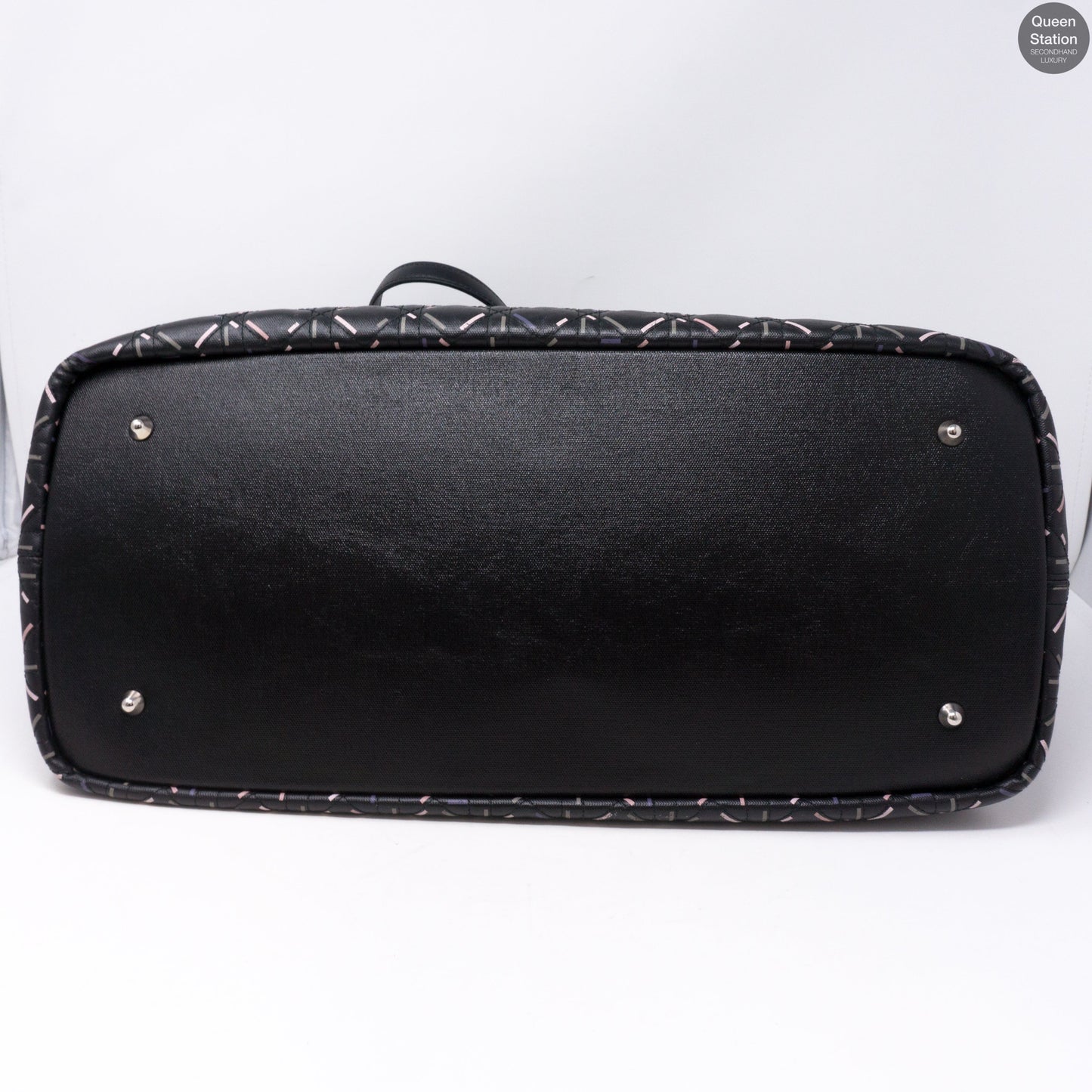 Large Panarea Tote Black Leather