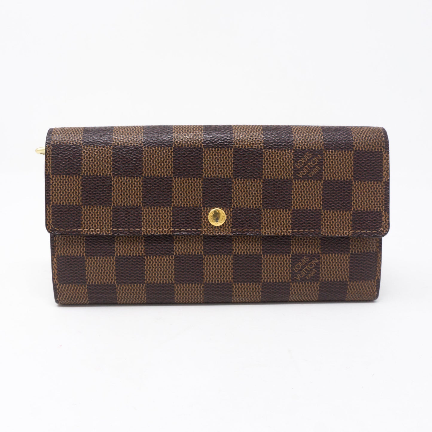 Sarah Long Wallet Damier Ebene