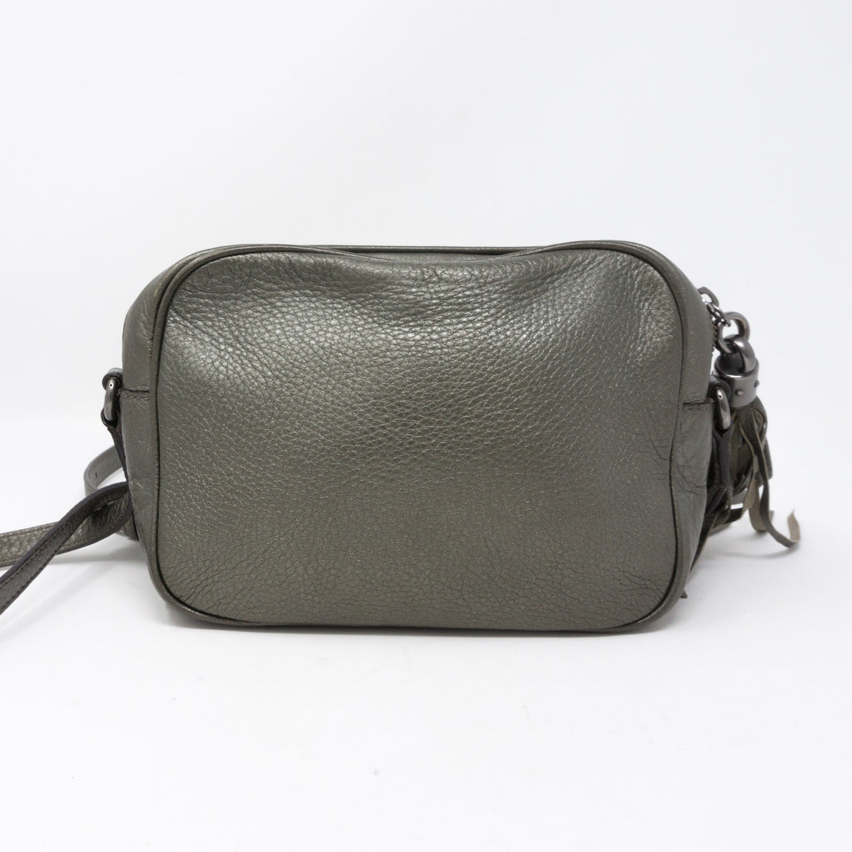 Disco Soho Metallic Pewter Leather