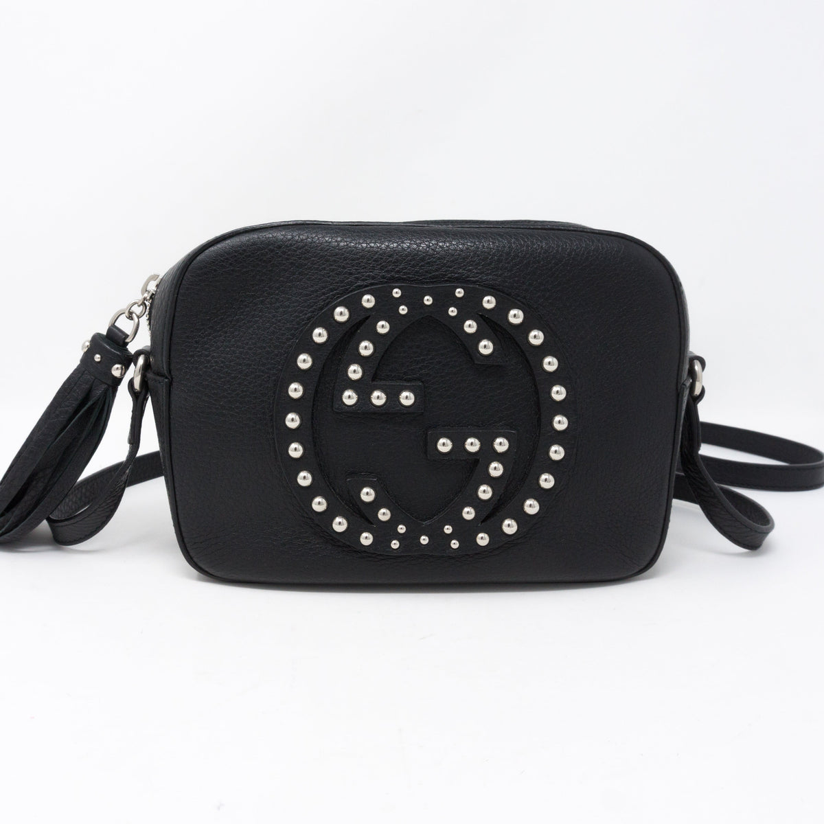 Disco Soho Studded Black Leather