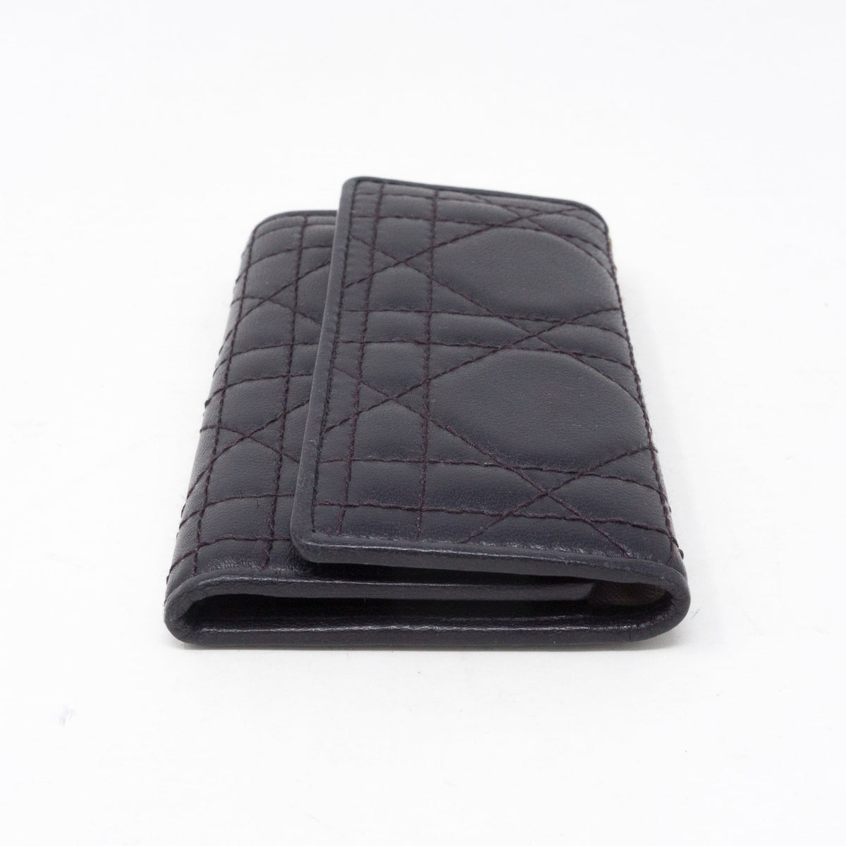 Key Case 6 Ring Dark Violet Leather