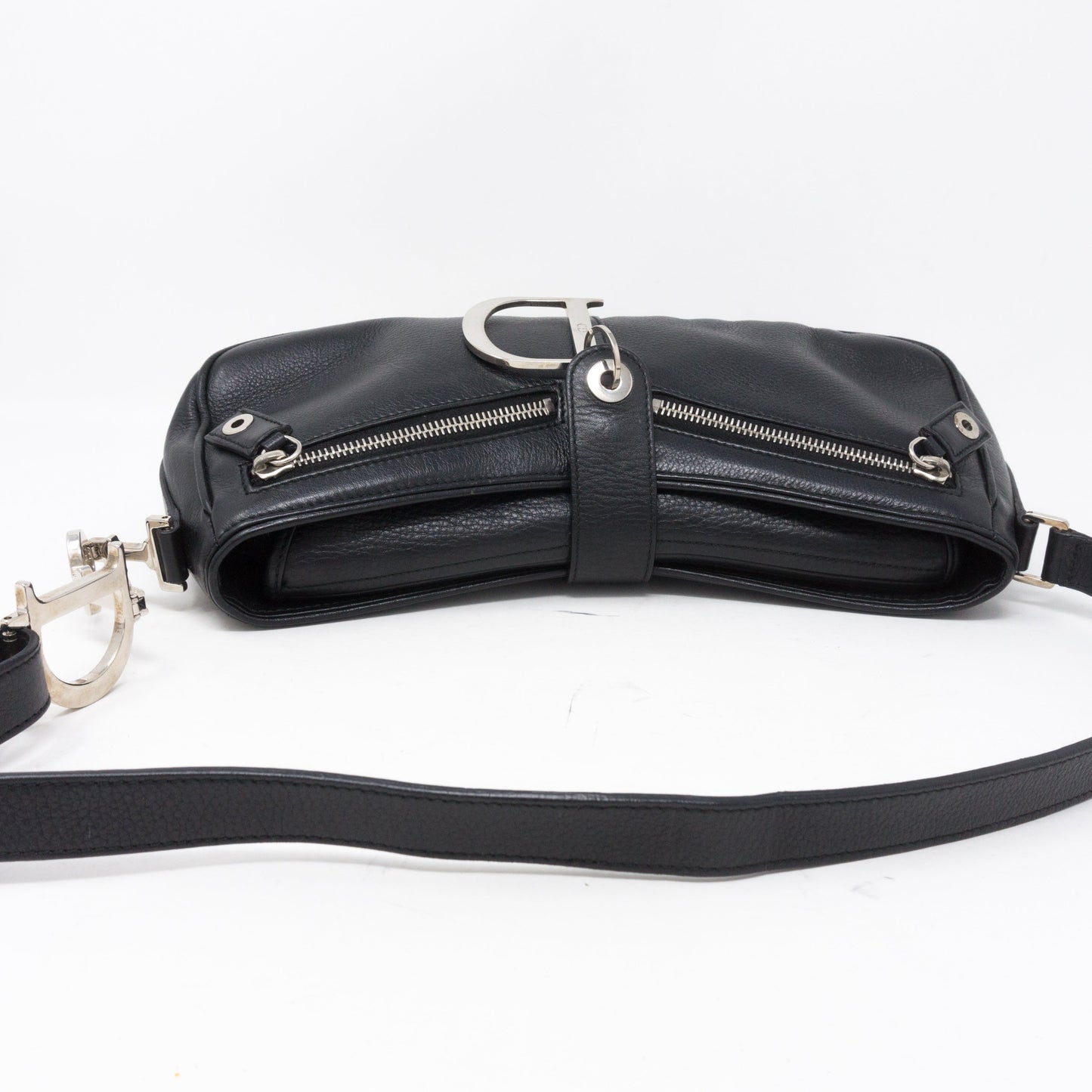 Black Leather Shoulder Bag