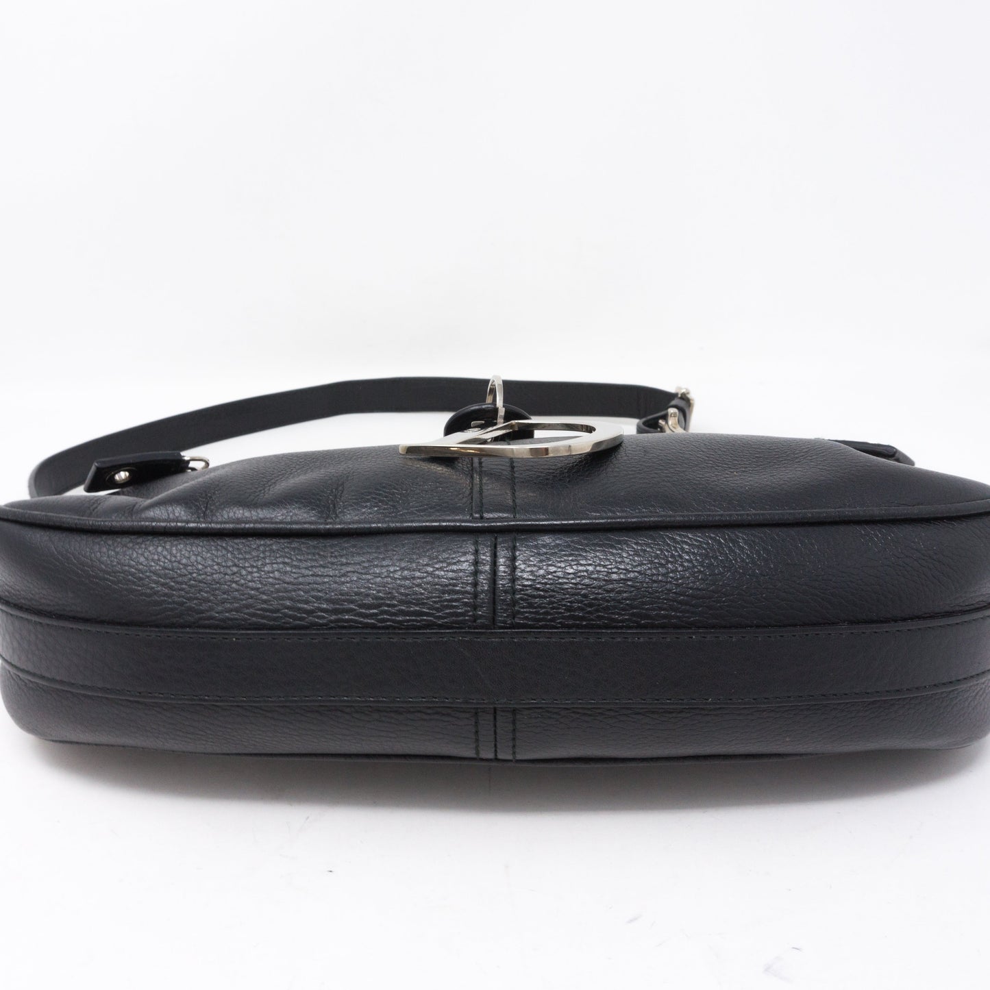 Black Leather Shoulder Bag