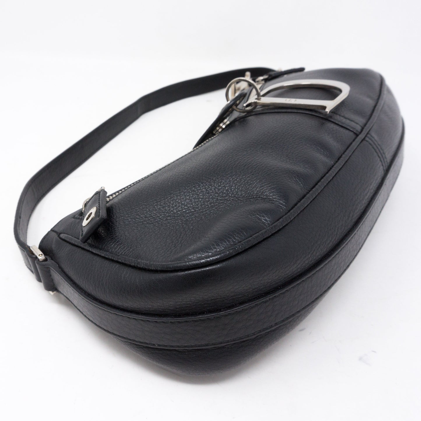 Black Leather Shoulder Bag