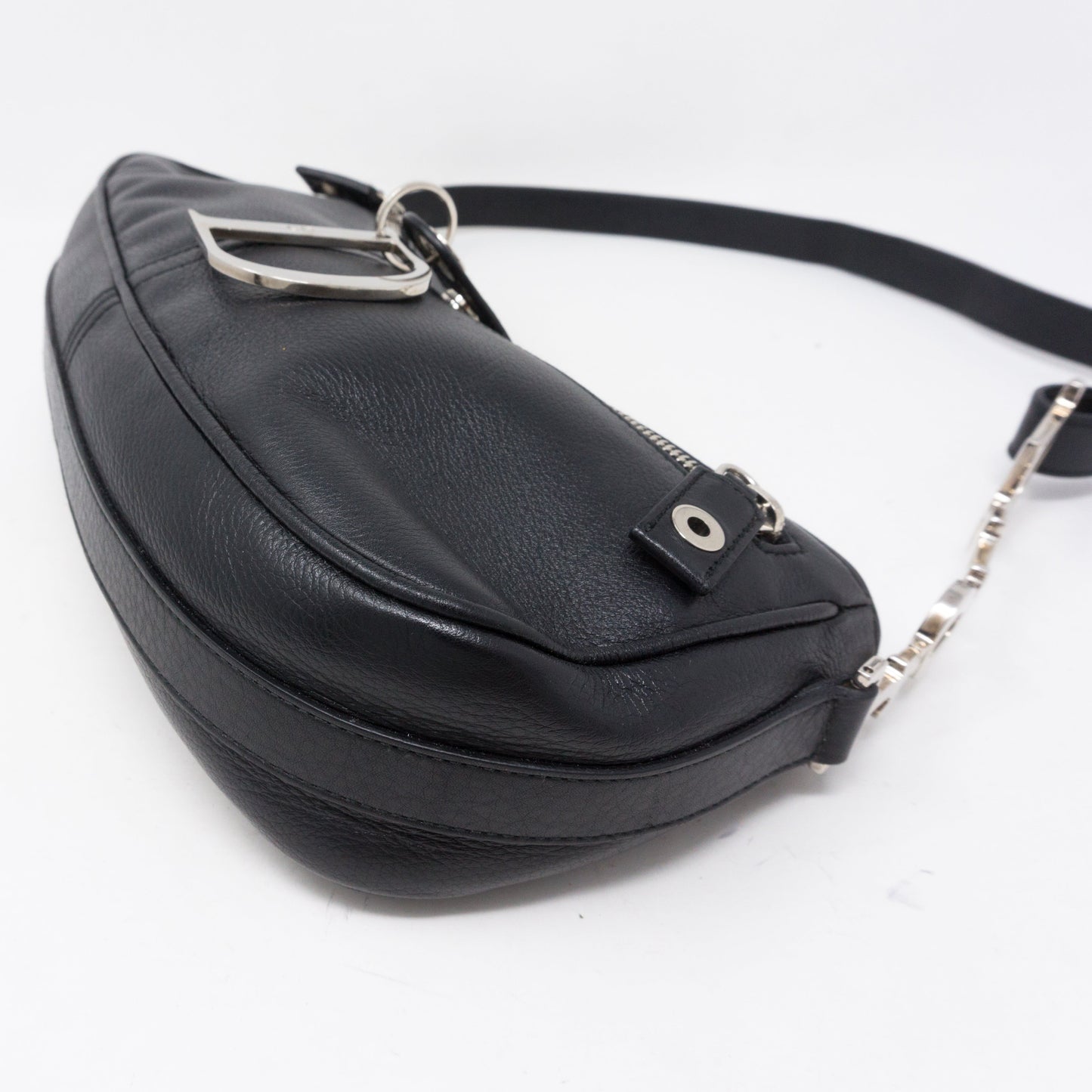 Black Leather Shoulder Bag